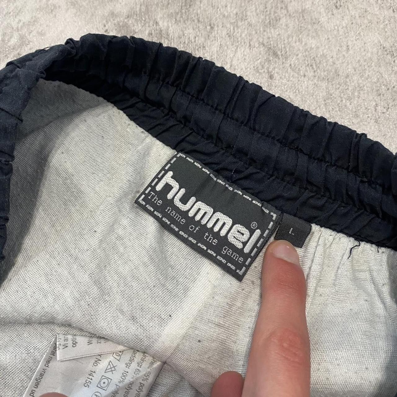 Hummel Black Hummel sweatpants Baggy Vintage y2k 2000s rap hip hop Size US 34 / EU 50 - 4 Thumbnail