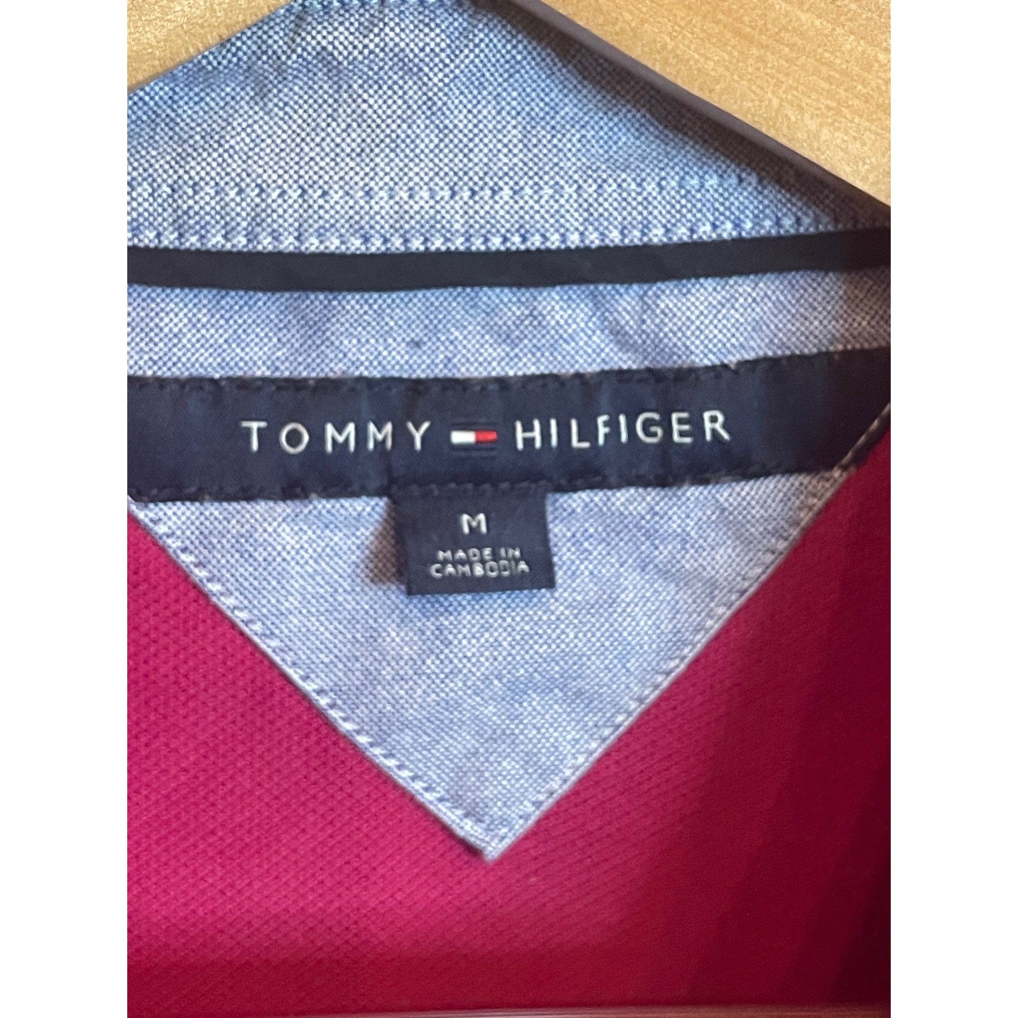 Tommy Hilfiger Tommy Hilfiger Mens Red Polo Shirt Size M Short Sleeve Class Size US M / EU 48-50 / 2 - 3 Thumbnail