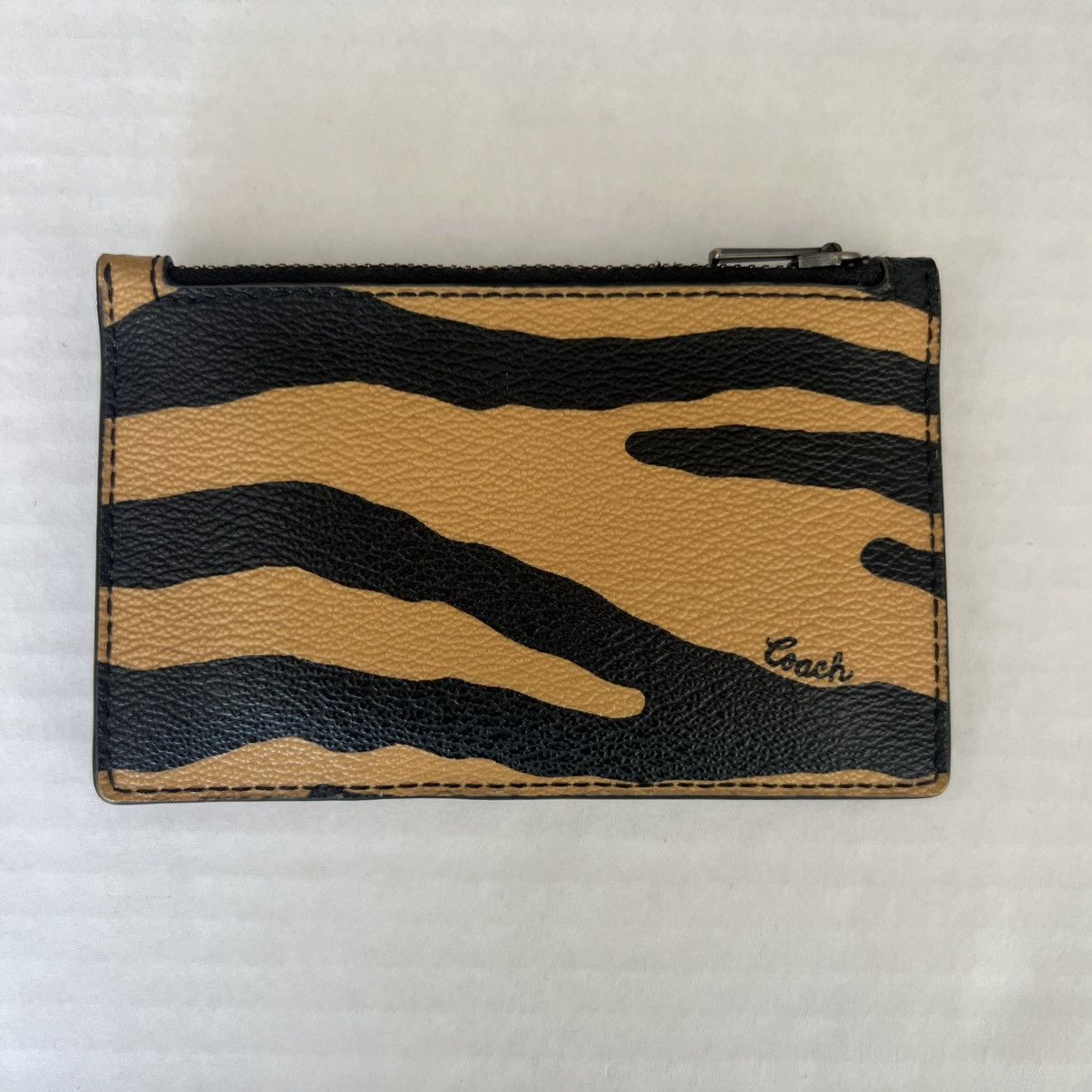 Coach Coach card holder wallet Honey/Black/Red Printed Size ONE SIZE - 1 Thumbnail