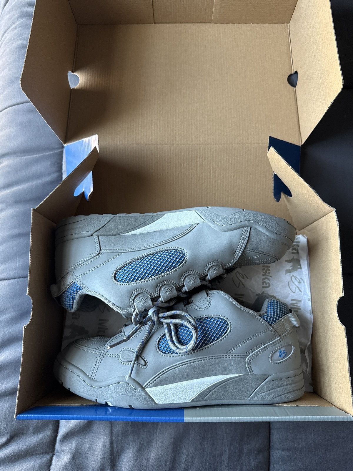 eS éS Muska “Grey & Blue” Size US 11.5 / EU 44-45 - 9 Thumbnail