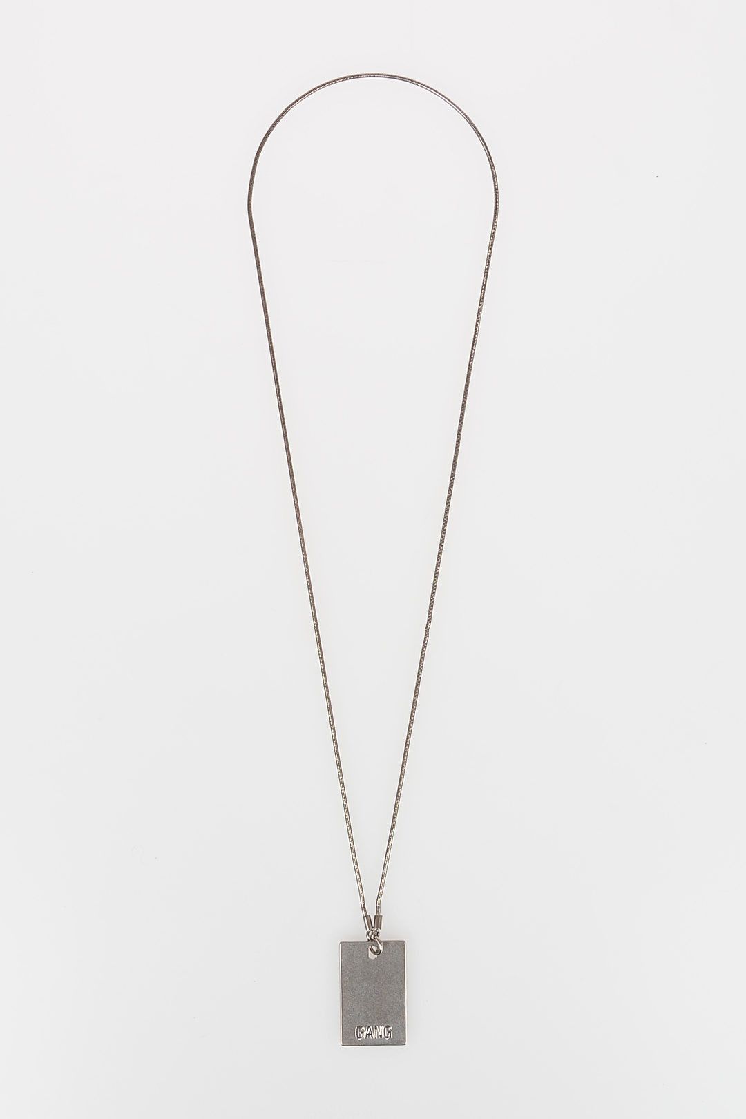 Neil Barrett NEIL BARRETT BRASS DOG TAG NECKLACE Size ONE SIZE - 4 Thumbnail