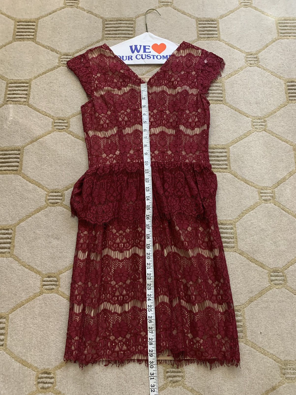 Anthropologie Maeve Embellished Pearl Velvet Dress Size XL New