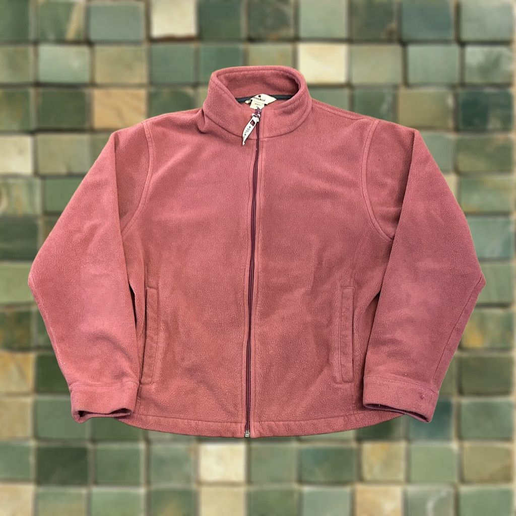 Vintage Woolrich Womens Full Zip Fleece Jacket Medium Red Size M / US 6-8 / IT 42-44 - 1 Thumbnail