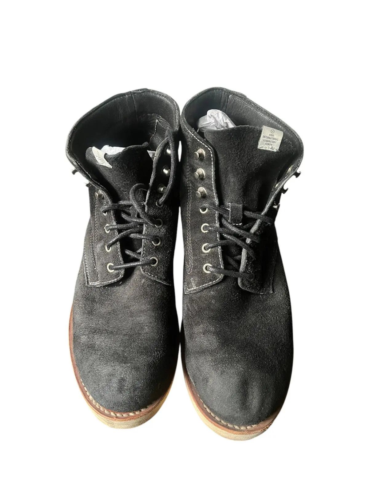 Visvim Virgil Boots Black Suede Size US 9.5 / EU 42-43 - 1 Thumbnail
