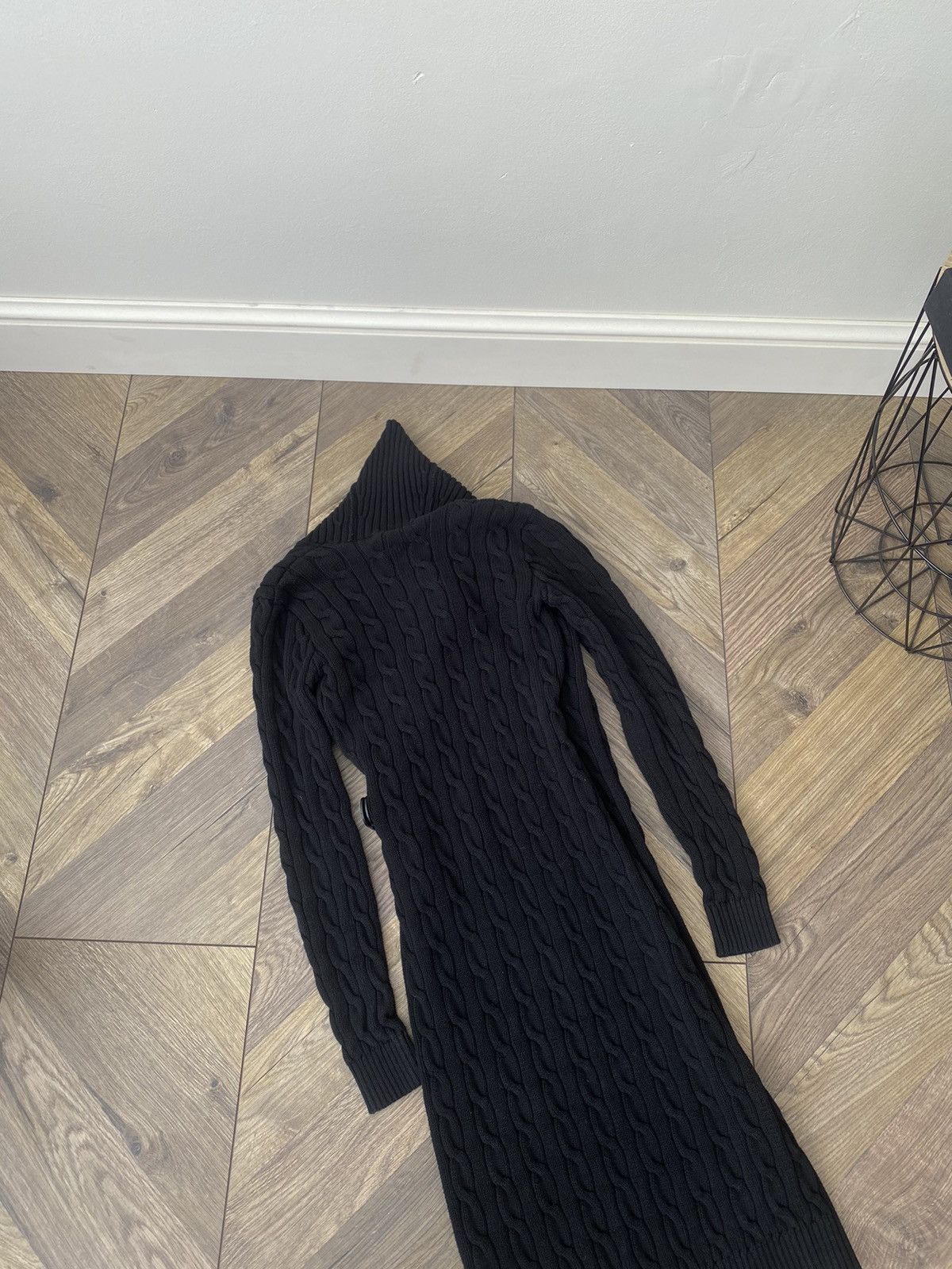 Polo Ralph Lauren × Vintage Vintage Ralph Lauren Black Label Cable Knit Dress Size XXS / US 00 / IT 34 - 16 Thumbnail