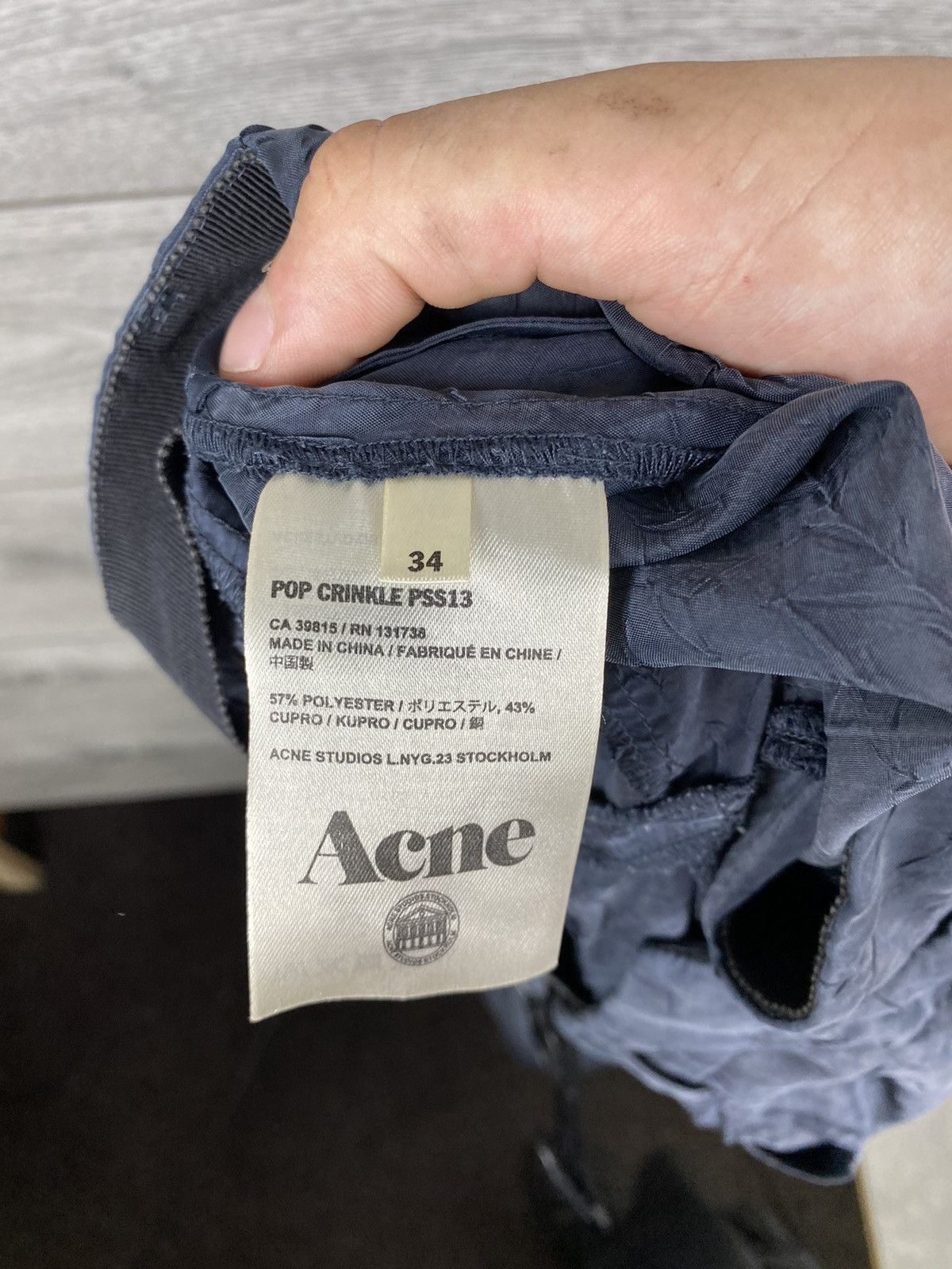 Acne Studios Womens Vintage Acne Studios Pop Crincle Pants Rare Size 24" / US 00 / IT 34 - 9 Thumbnail