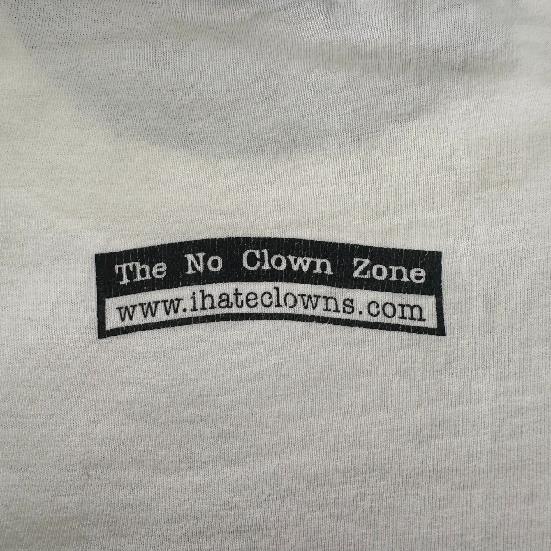 Hanes Vintage Y2K I Hate Clowns T-Shirt Funny Quote Slogan Tee Size US XL / EU 56 / 4 - 7 Thumbnail
