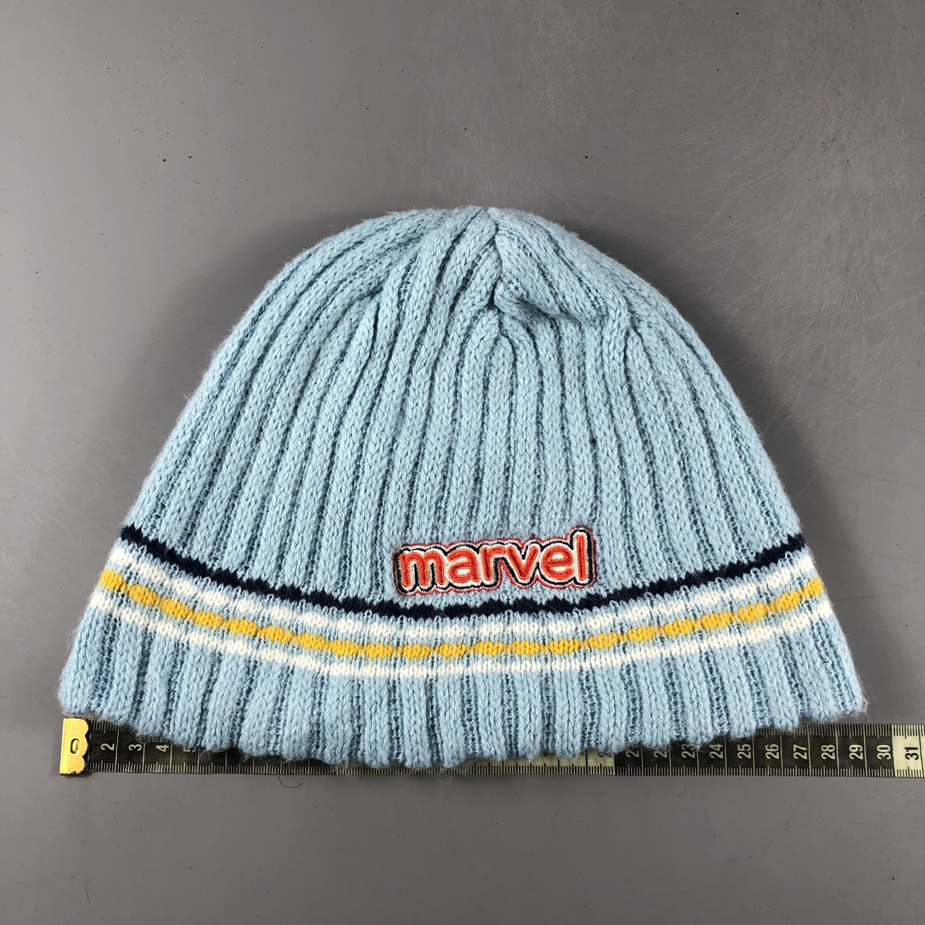 Marvel Comics × Vintage Marvel 1998 Beanie Snow Hat Snow Cap -D541 Size ONE SIZE - 3 Thumbnail