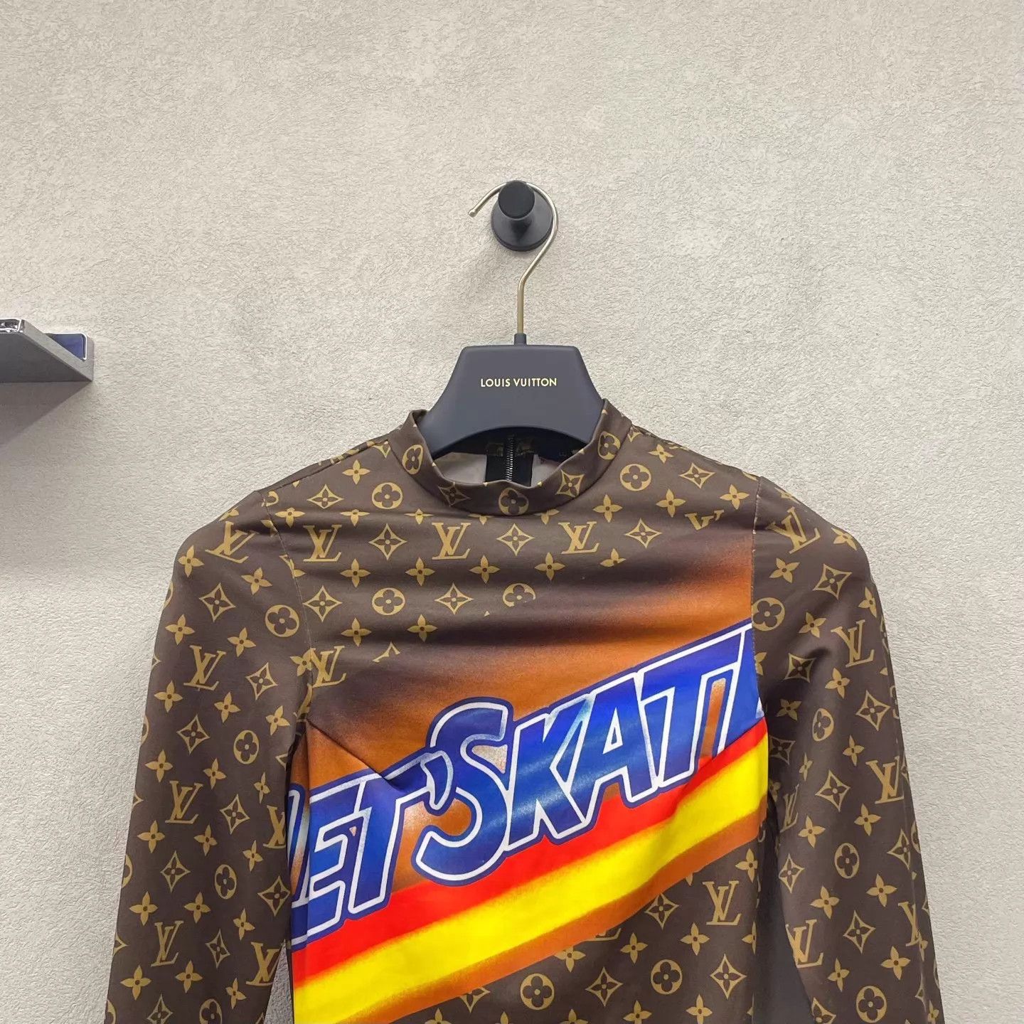 Louis Vuitton LV camel monogram print color block slim fit dress Size XS / US 0-2 / IT 36-38 - 4 Thumbnail