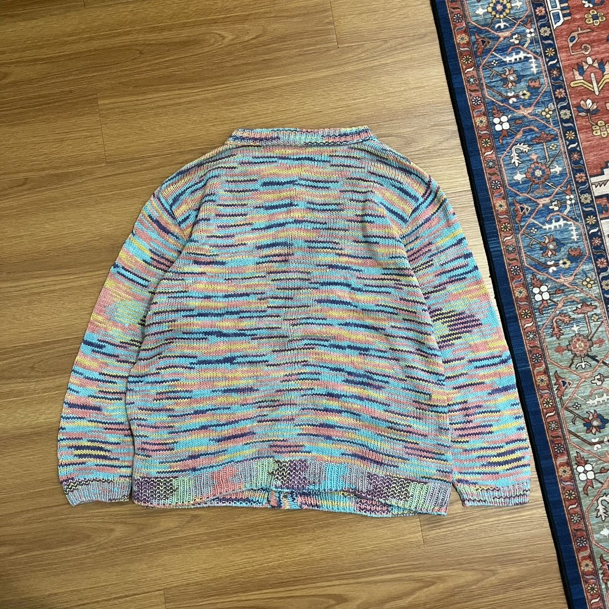Japanese Brand Korean Style Rainbow Pastel Knit Cardigan Size US XL / EU 56 / 4 - 3 Thumbnail