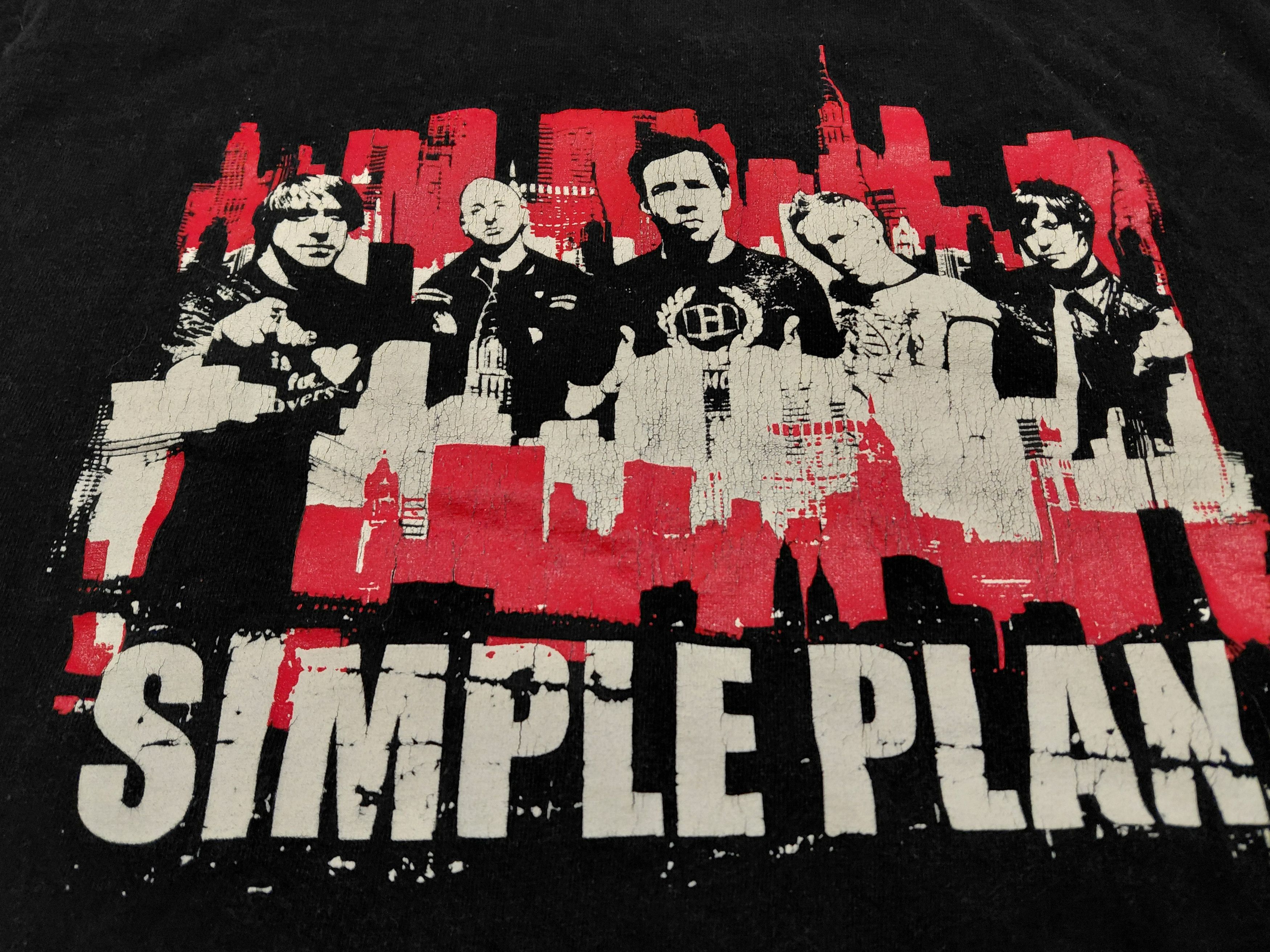 Band Tees Simple Plan 2005 US Tour Shirt JerZees Rock Band Canada Size US M / EU 48-50 / 2 - 2 Thumbnail