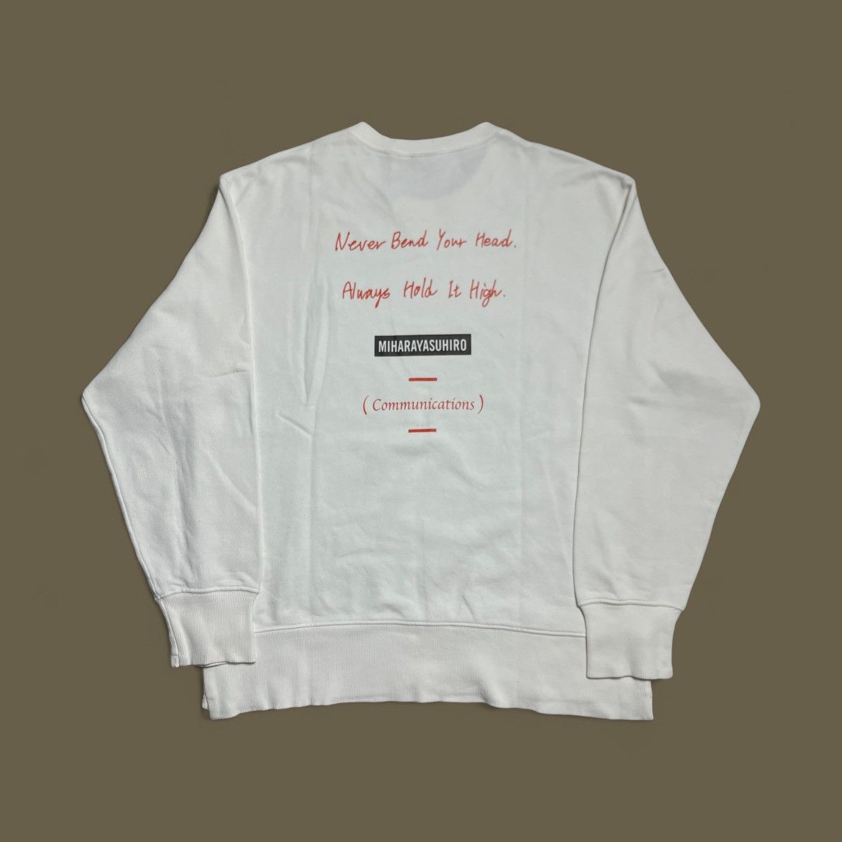 Maison MIHARA YASUHIRO Miharayasuhiro Good Inspiration Sweatershirt Size US L / EU 52-54 / 3 - 5 Thumbnail