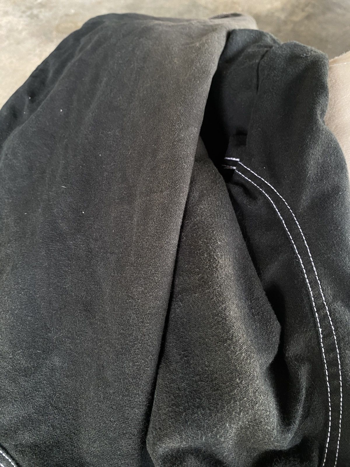 Japanese Brand Vintage 90s Jami Island Black Work Jacket Striped Zip Detail Size US L / EU 52-54 / 3 - 12 Thumbnail