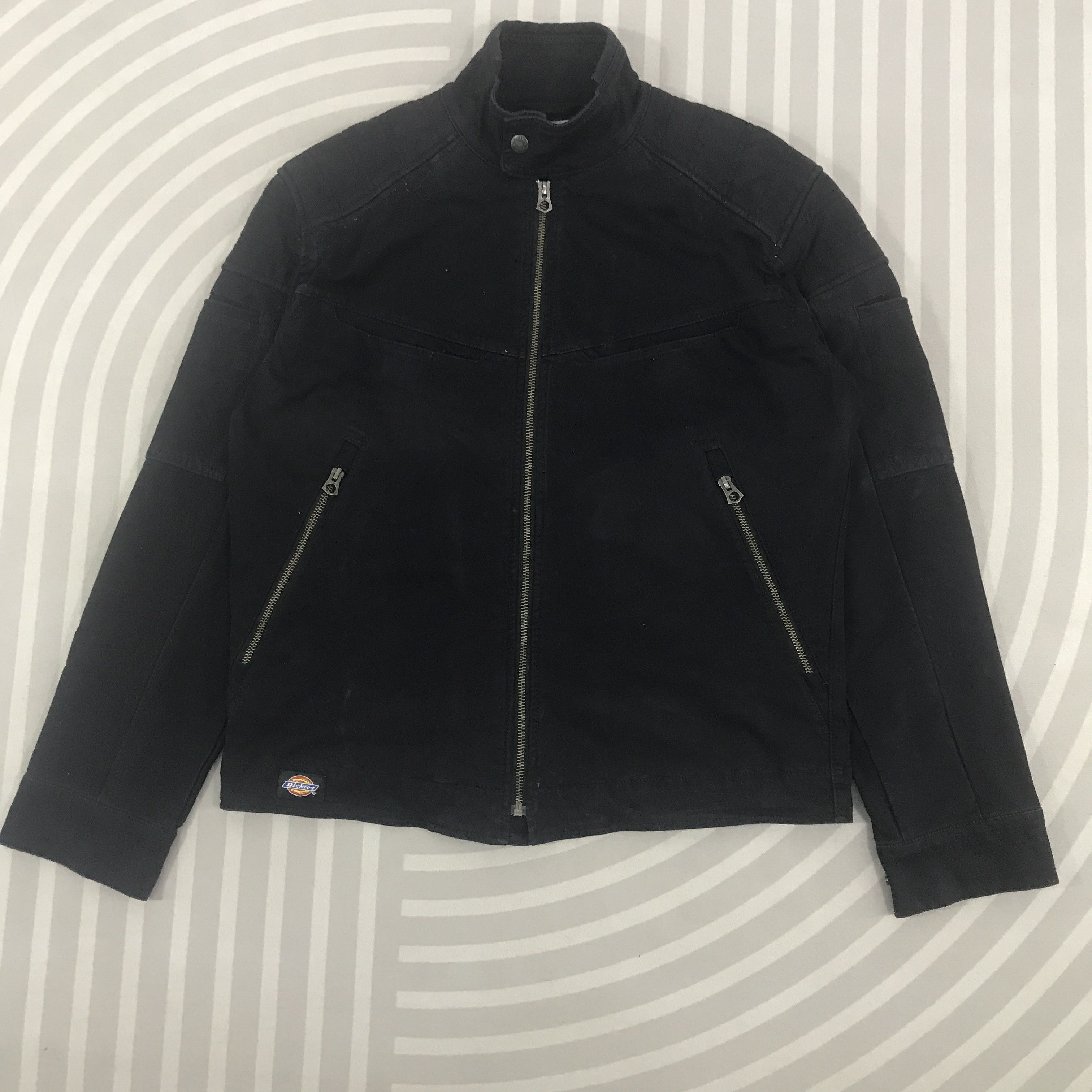 Dickies Vintage Dickies Navy Zipper Jacket K76B16 Size US M / EU 48-50 / 2 - 1 Thumbnail