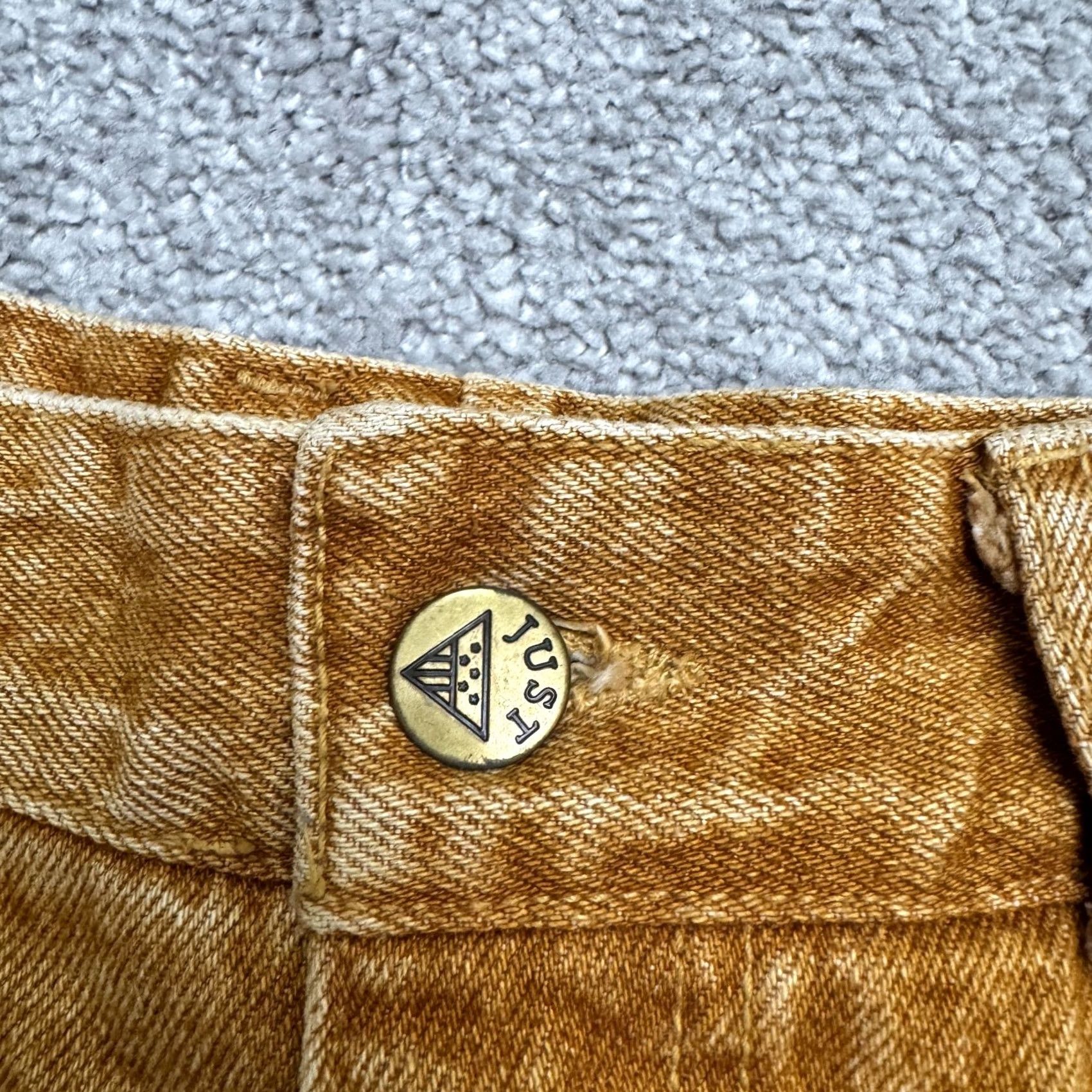 Vintage VINTAGE Just USA Jeans Womens 7 Brown Denim High Rise Tapered Mom Retro Cotton Size 28" / US 6 / IT 42 - 4 Thumbnail