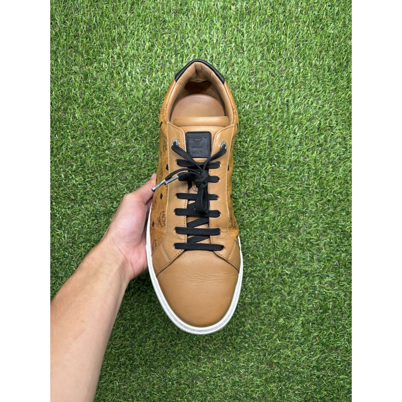 MCM MCM Terrain monogram-print sneakers | GOOD CONDITION! Size US 12 / EU 45 - 5 Thumbnail