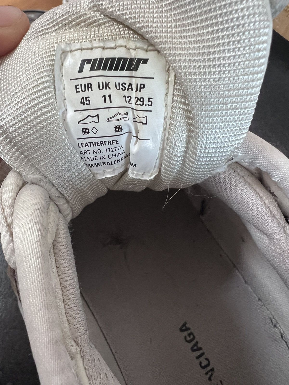 Balenciaga Balenciaga Runner 2 Size US 12 / EU 45 - 5 Thumbnail