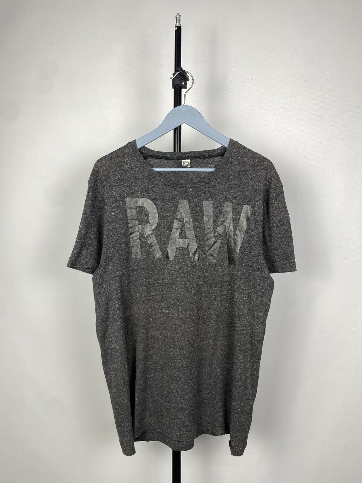 G-Star G Star Raw T-Shirt White Big Central Logo Size L-XL Size US L / EU 52-54 / 3 - 1 Thumbnail