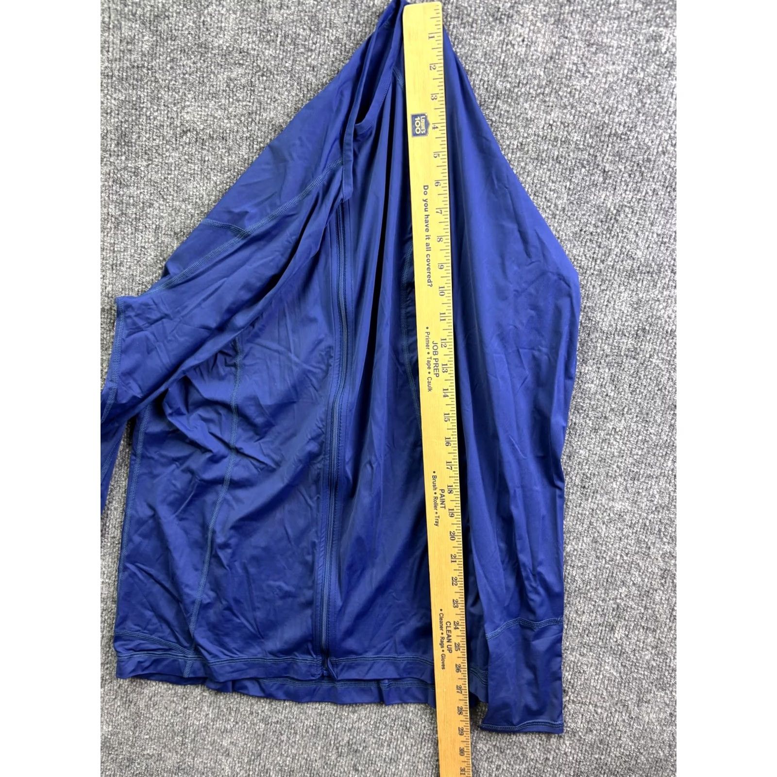 Vintage BloqUV Shirt Womens XL Blue Full Zip Lightweight Stretch Sun Protection Running Size XL / US 12-14 / IT 48-50 - 4 Thumbnail
