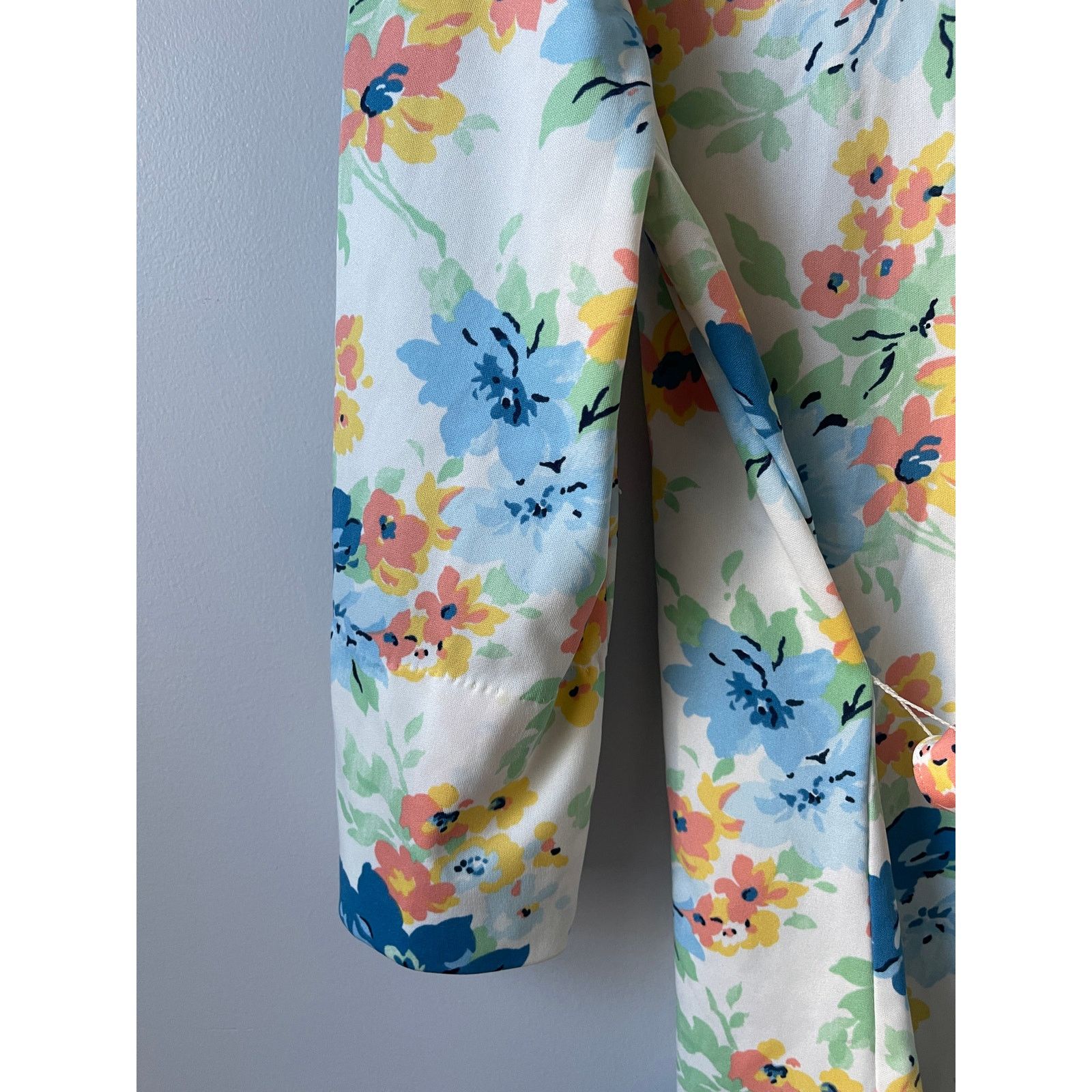 Vintage Miss Fashionality 1970 Floral Collared Blouse Womens Top Size L / US 10 / IT 46 - 6 Thumbnail