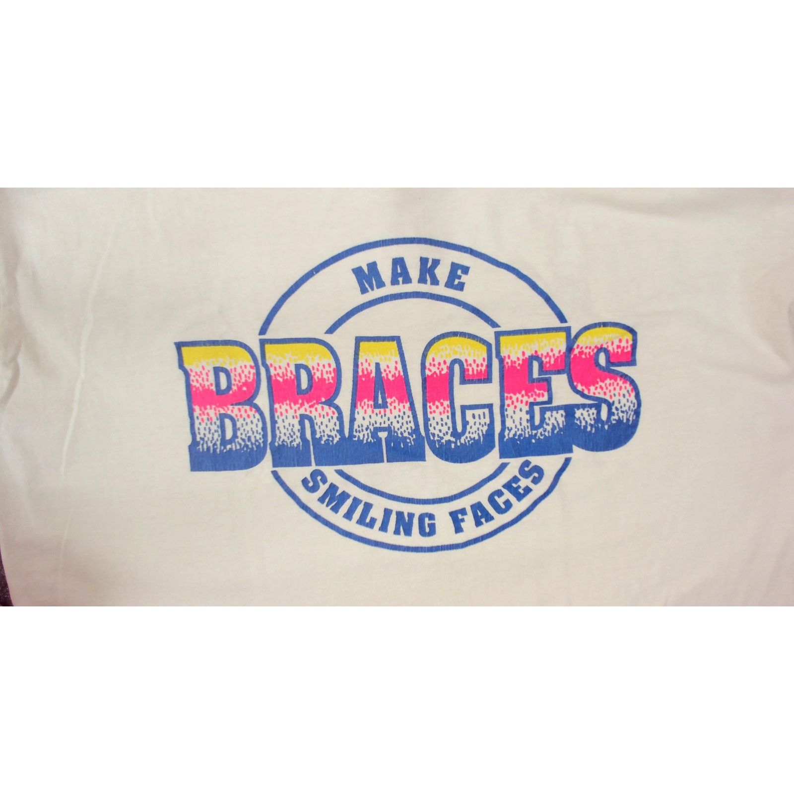 Fruit Of The Loom FOTL VTG 90s Single Stitch Braces Dentist Graphic Tee L Size US L / EU 52-54 / 3 - 10 Thumbnail
