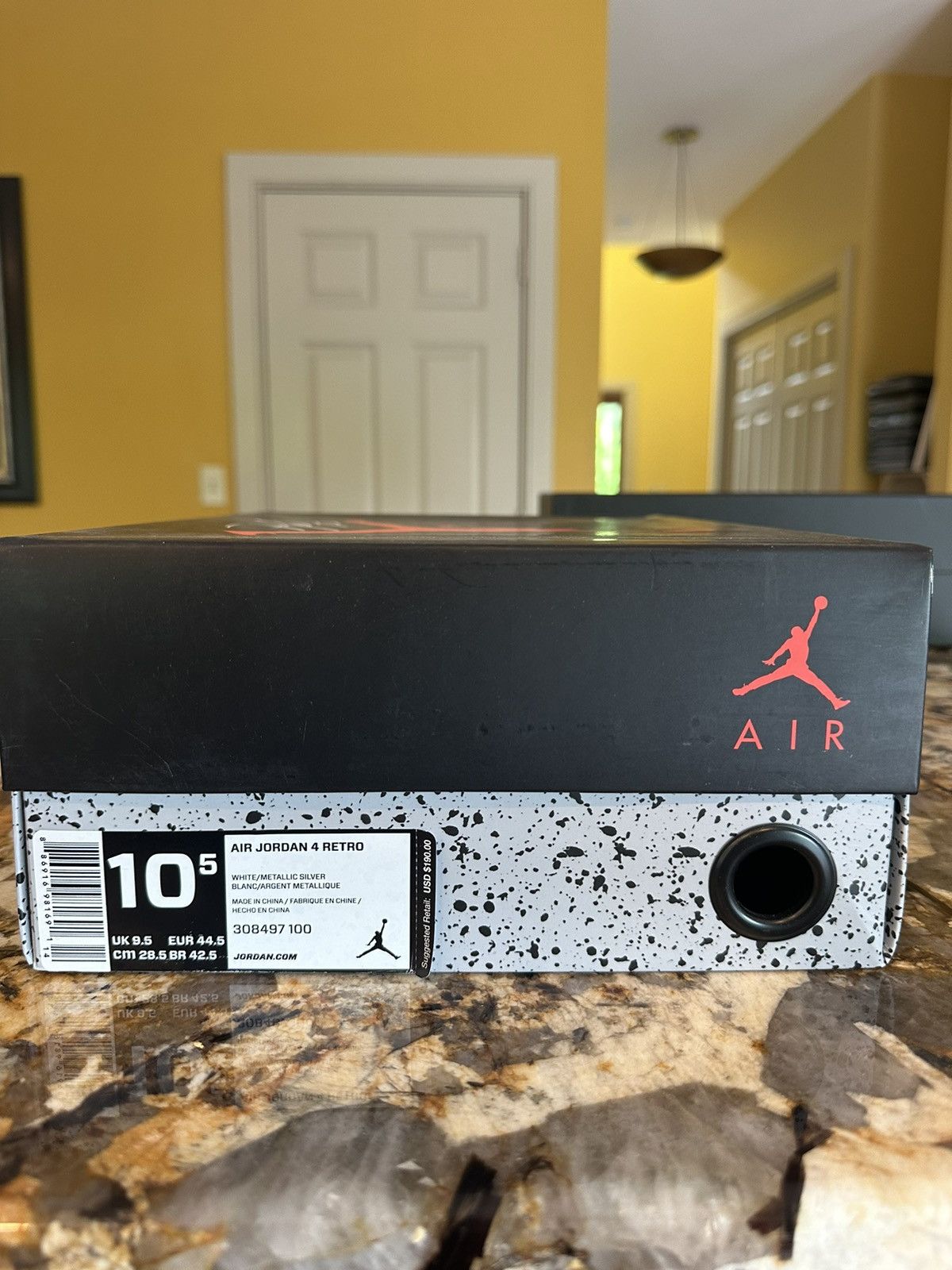 Jordan Brand × Nike Air Jordan 4 Retro Pure Money Size US 10.5 / EU 43-44 - 6 Thumbnail