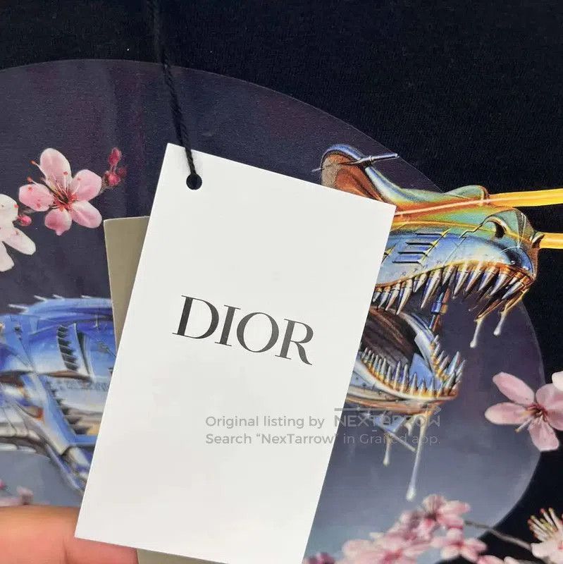 Dior Dior Black Unisex T-Shirt with Graphic . Size US S / EU 44-46 / 1 - 3 Thumbnail