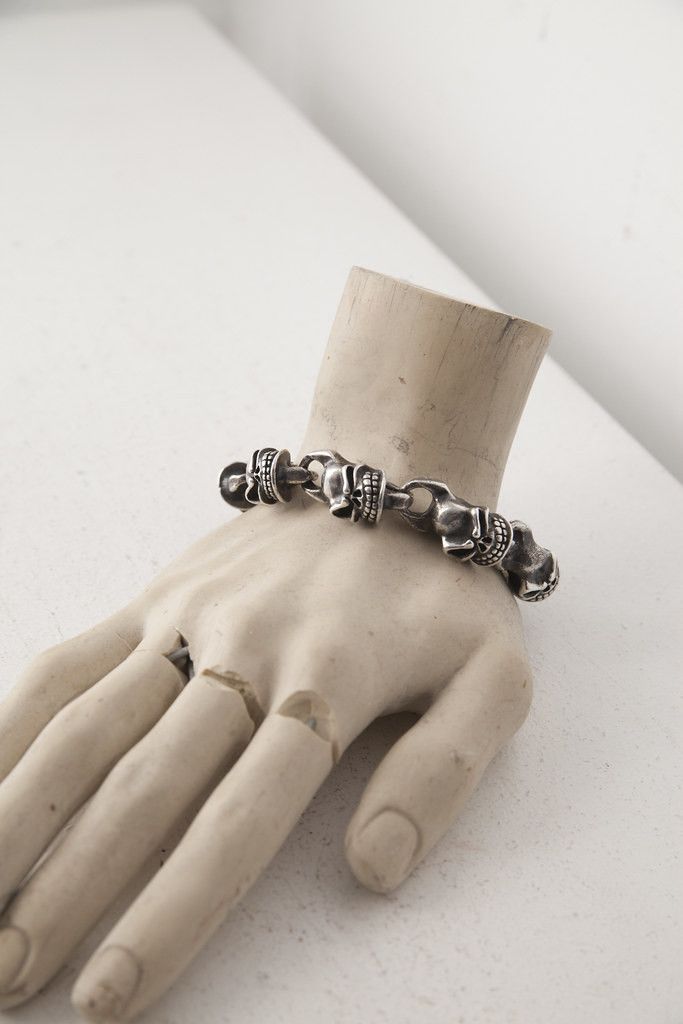 スターリンギアvintagestyle bracelet large skull Starlingear Large skull bracelet