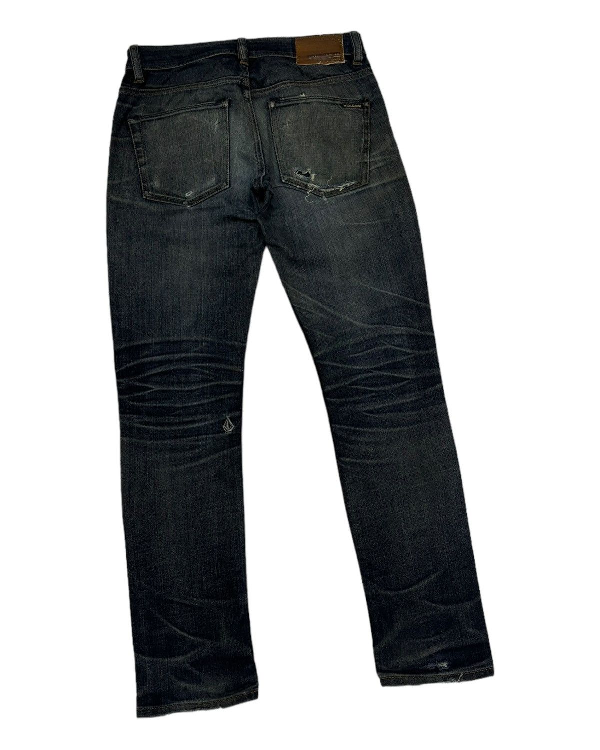 Affliction × Vintage × Volcom 🔥VINTAGE VOLCOM MODERN TAPERER DISTRESS DENIM JEANS Size US 28 / EU 44 - 4 Thumbnail