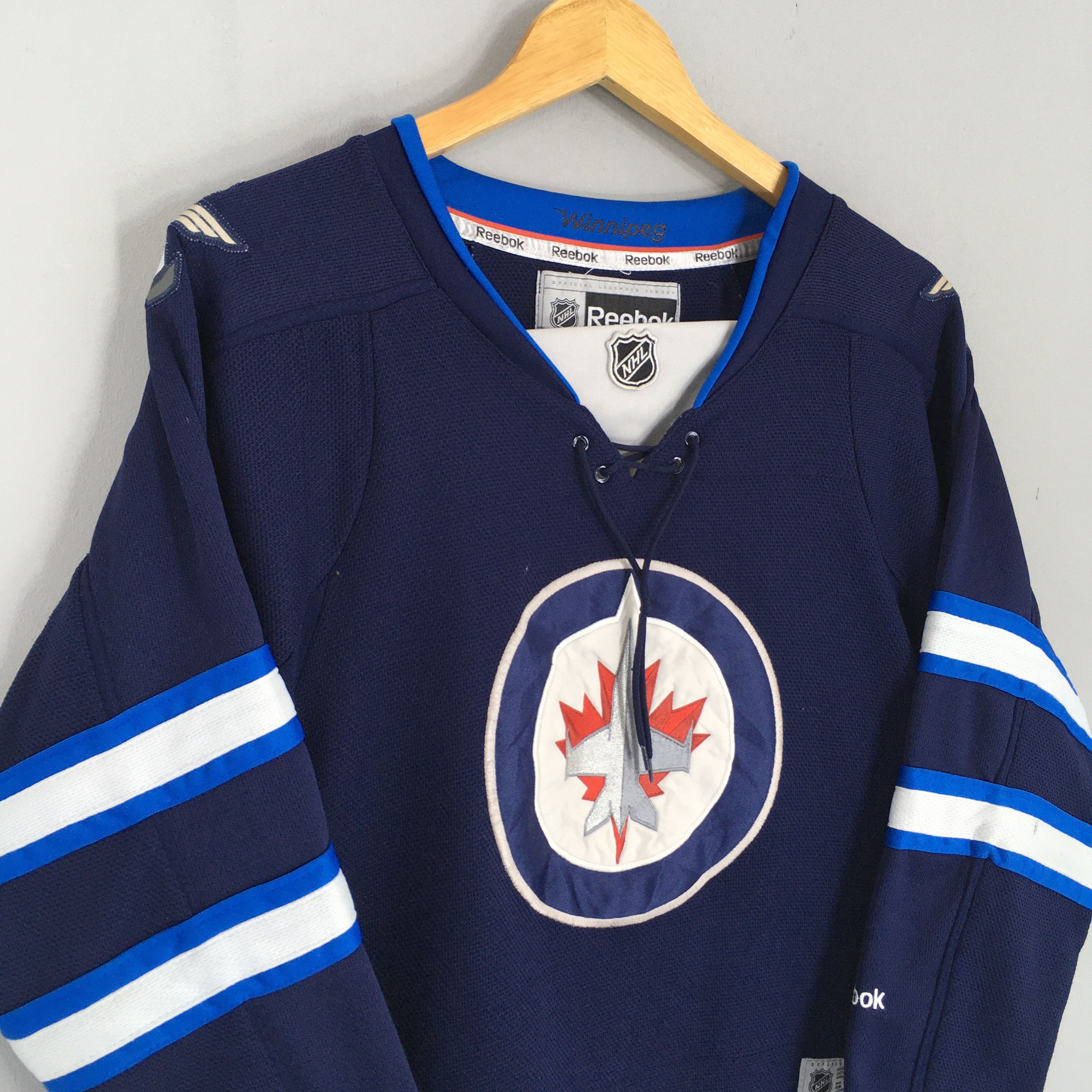 NHL × Reebok × Vintage Vintage Winnipeg Jets NHL Jersey Large Size US L / EU 52-54 / 3 - 3 Thumbnail