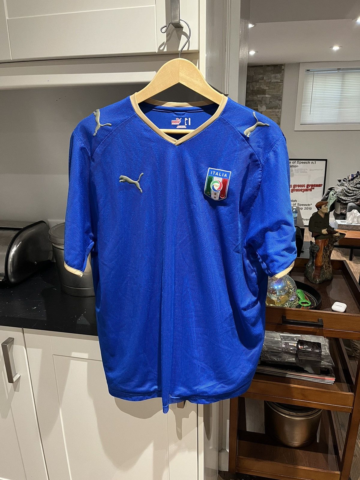 Vintage Vintage Italy soccer jersey Size US XL / EU 56 / 4 - 1 Thumbnail