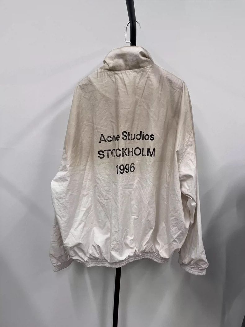 Acne Studios Acne Studios 1996 monogrammed loose-zip long-sleeve jacket Size US S / EU 44-46 / 1 - 1 Thumbnail