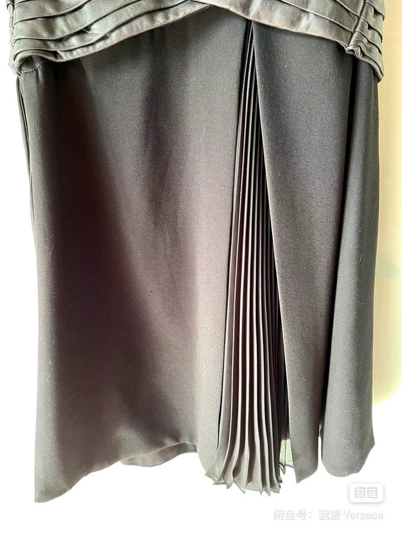 Versace Versace Sheepskin dress Size L / US 10 / IT 46 - 4 Thumbnail