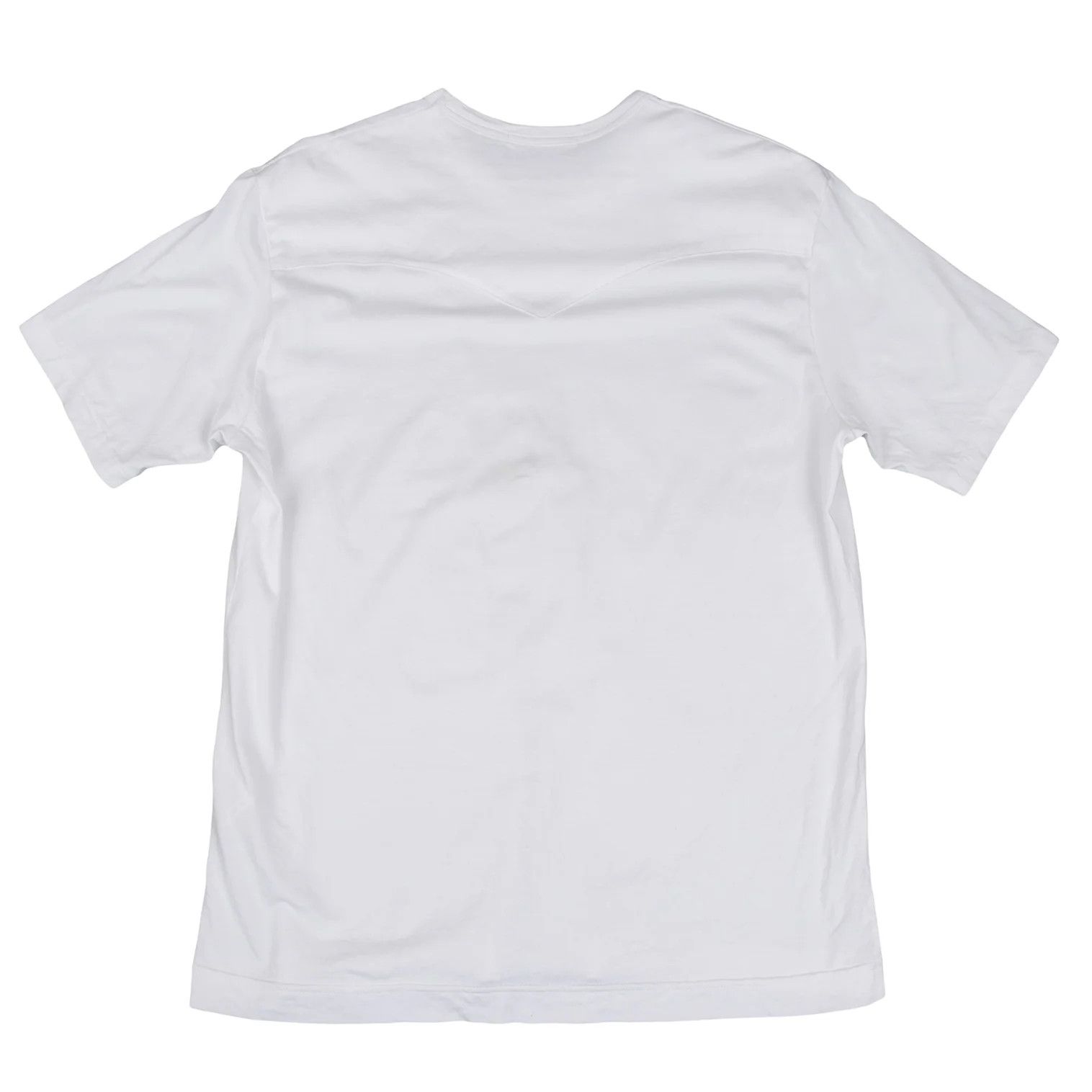 Jean Paul Gaultier Cotton Western Yoke T-Shirt in White Size US S / EU 44-46 / 1 - 1 Thumbnail