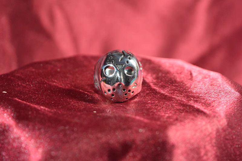 Jewelry Friday the 13th Jewelry Rings Chrome Ring (Size 7-13) Size ONE SIZE - 3 Thumbnail