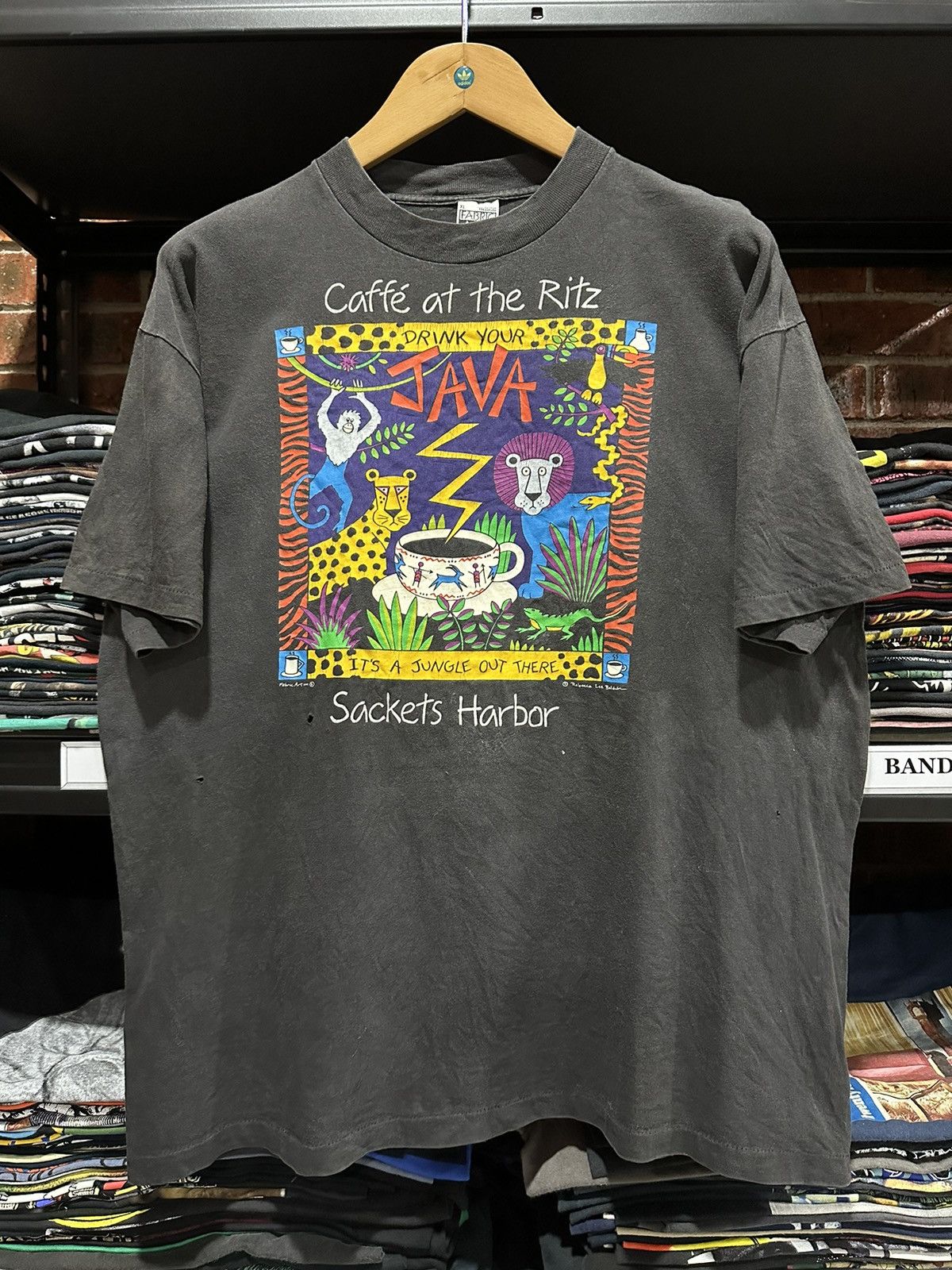 Vintage Vintage 90s Sackets Harbor By Rebecca Lee Balawin Art Tee Size US XL / EU 56 / 4 - 1 Thumbnail