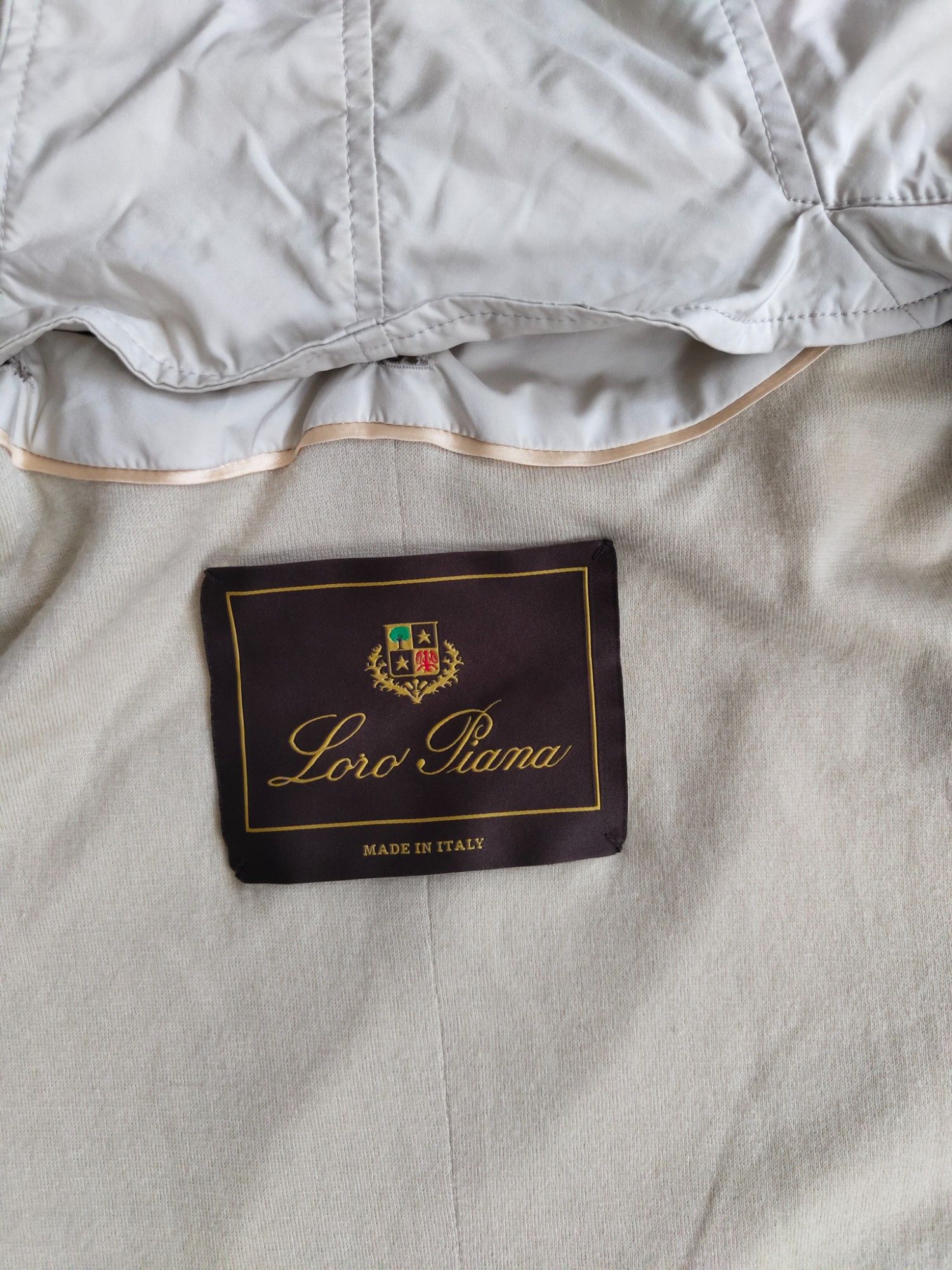 Loro Piana Beige Storm System Lightweight Doublet Breasted Jacket Size XS / US 0-2 / IT 36-38 - 6 Thumbnail