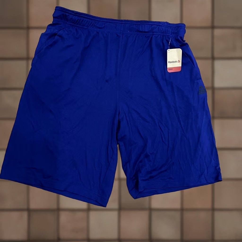 Reebok Reebok Basketball Shorts Men's XL Blue NWT Size US 36 / EU 52 - 1 Thumbnail