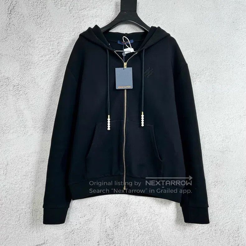 Louis Vuitton Louis Vuitton Black Philips pearl zipper jacket Size US L / EU 52-54 / 3 - 1 Thumbnail