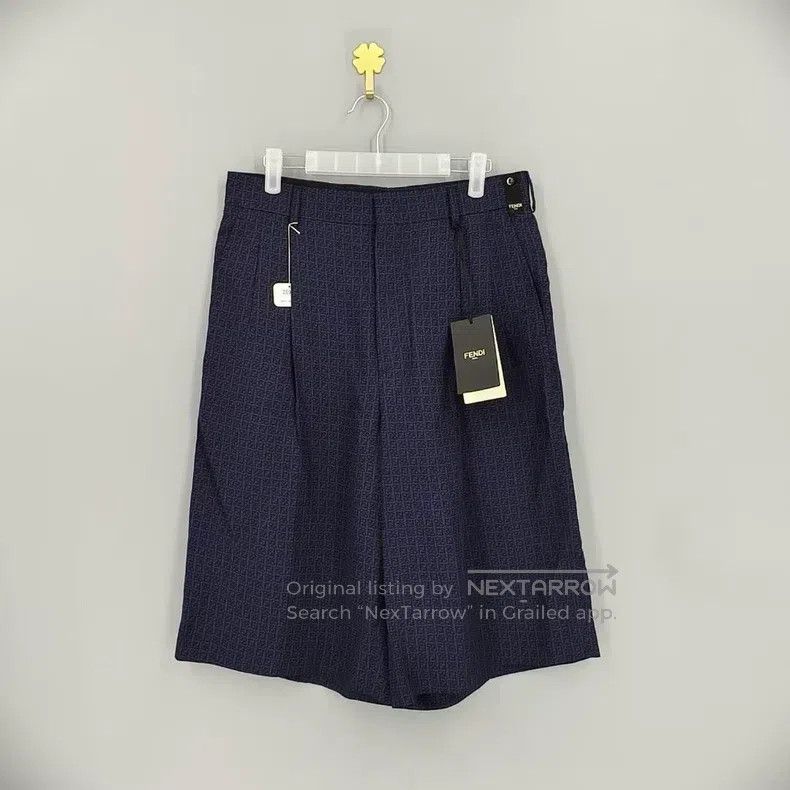 Fendi Fendi Solid Color Full Print Elastic Straight Casual Short Size US 30 / EU 46 - 1 Thumbnail