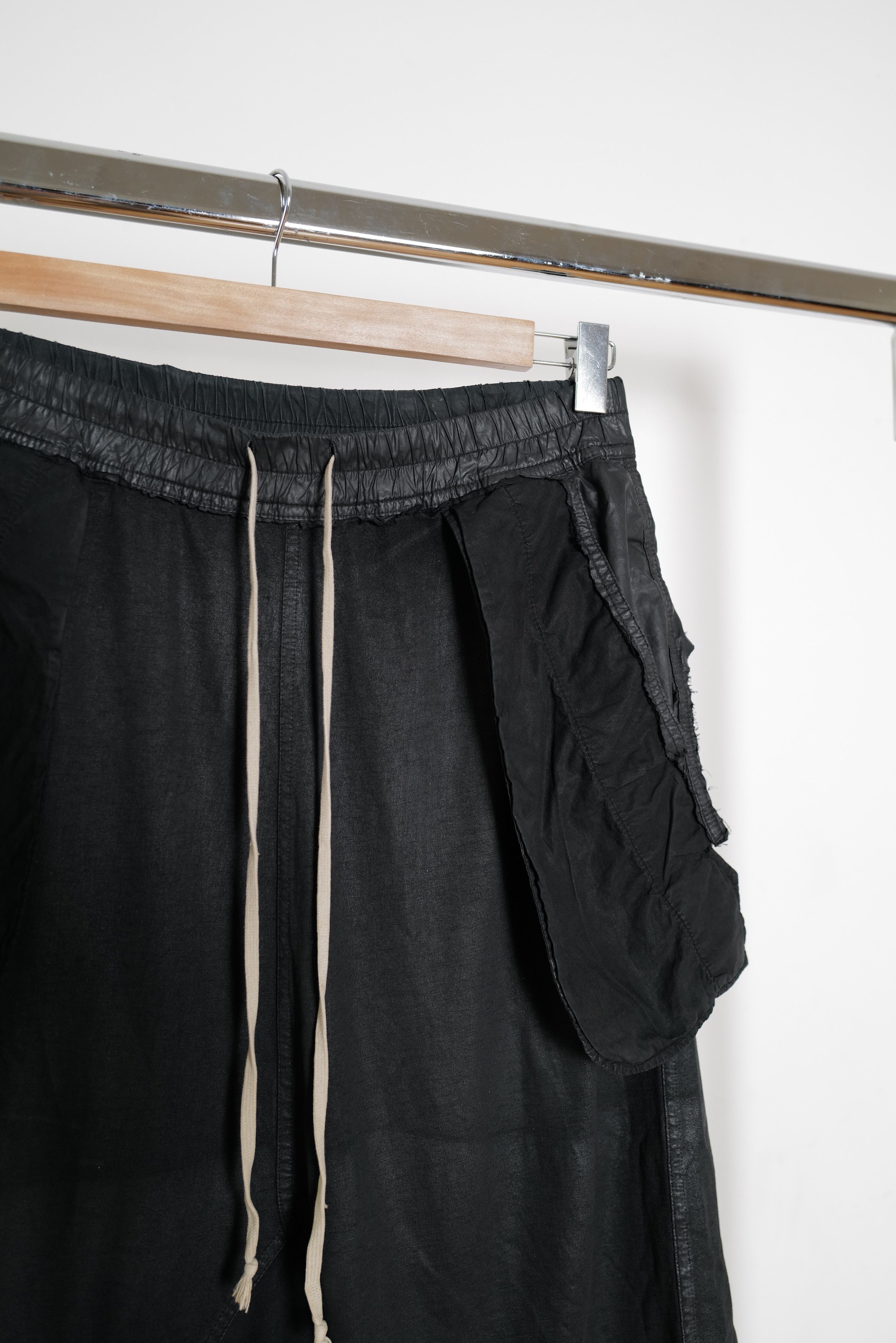 Rick Owens ARCHIVE WAXED INSIDEOUT SHORTS Size US 34 / EU 50 - 3 Thumbnail