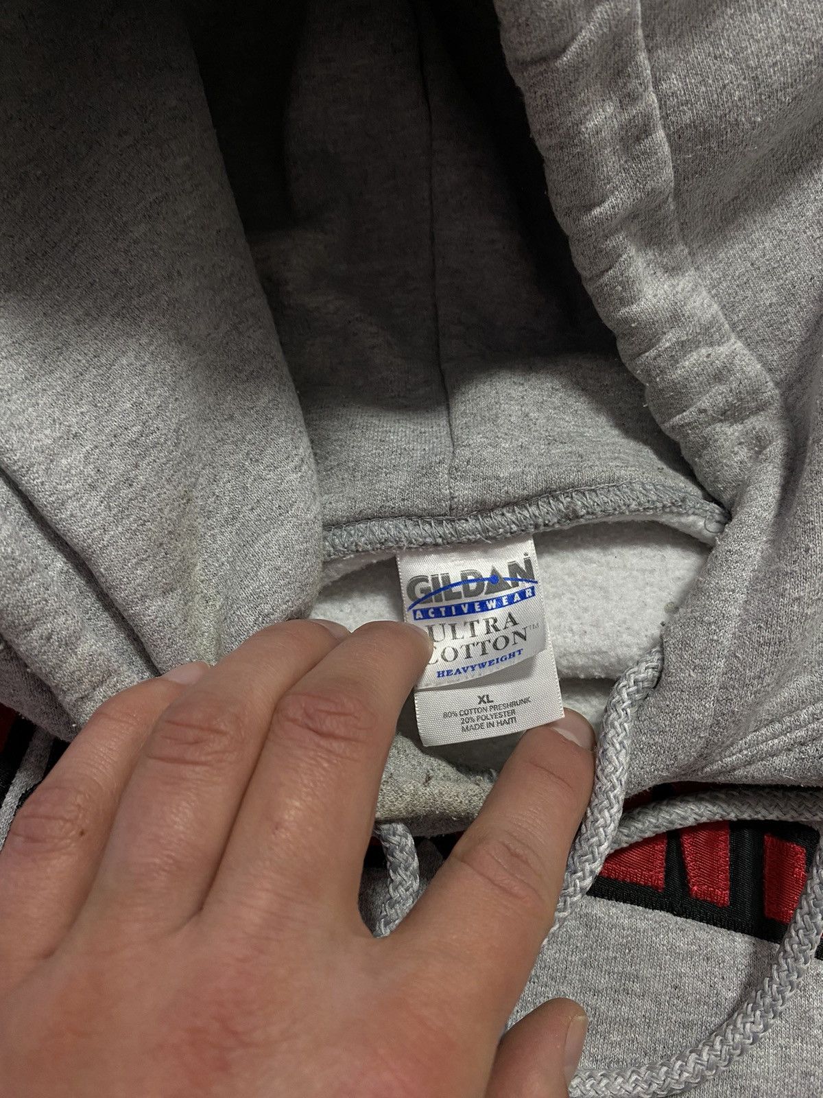Other 📦 Vintage 90s Hoodie Wisconsin Track OVERSIZED YEEZY STYLE Size US XL / EU 56 / 4 - 6 Thumbnail