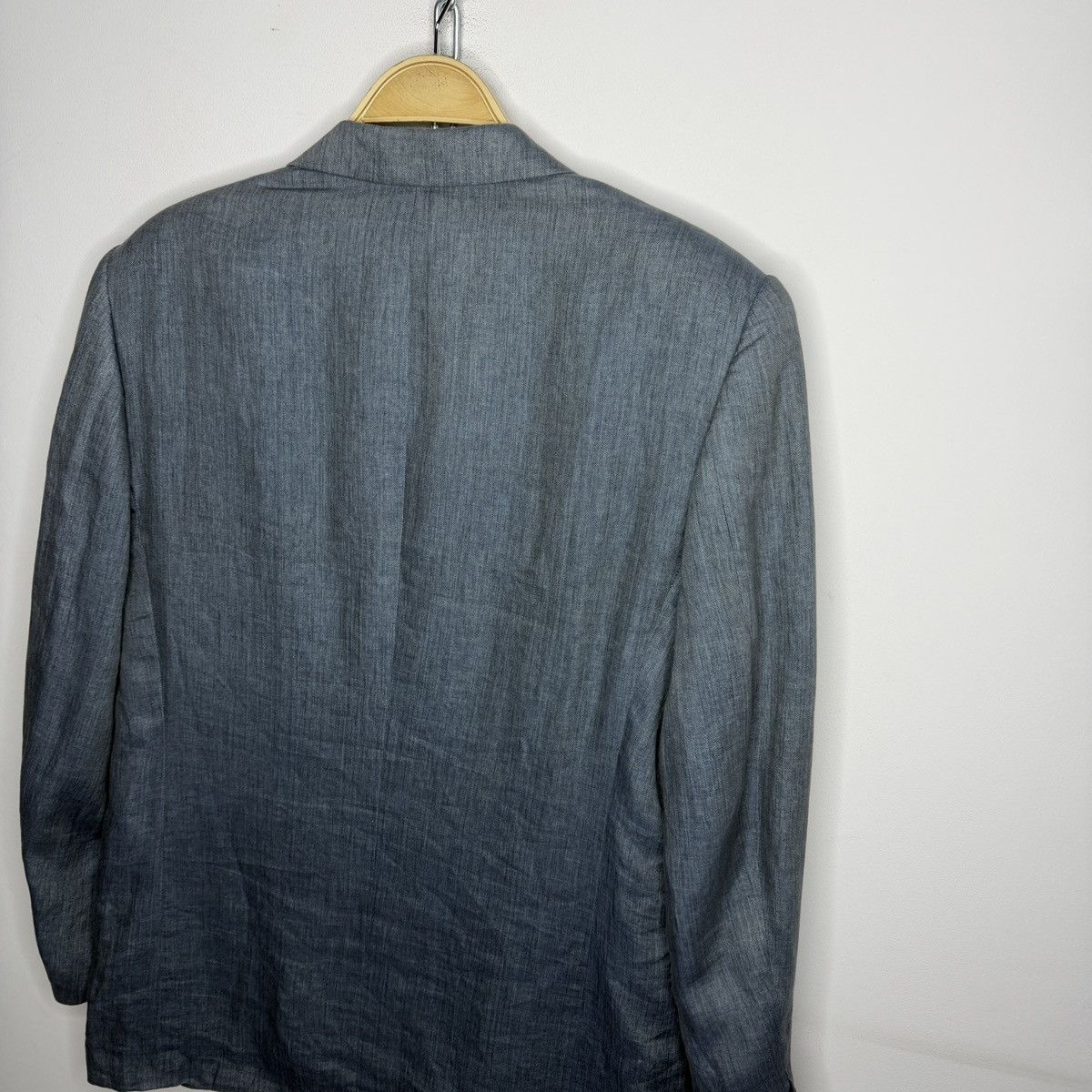 Yves Saint Laurent Yves Saint Laurent Single Breasted Linen Blazer Jacket Size 44R - 8 Thumbnail