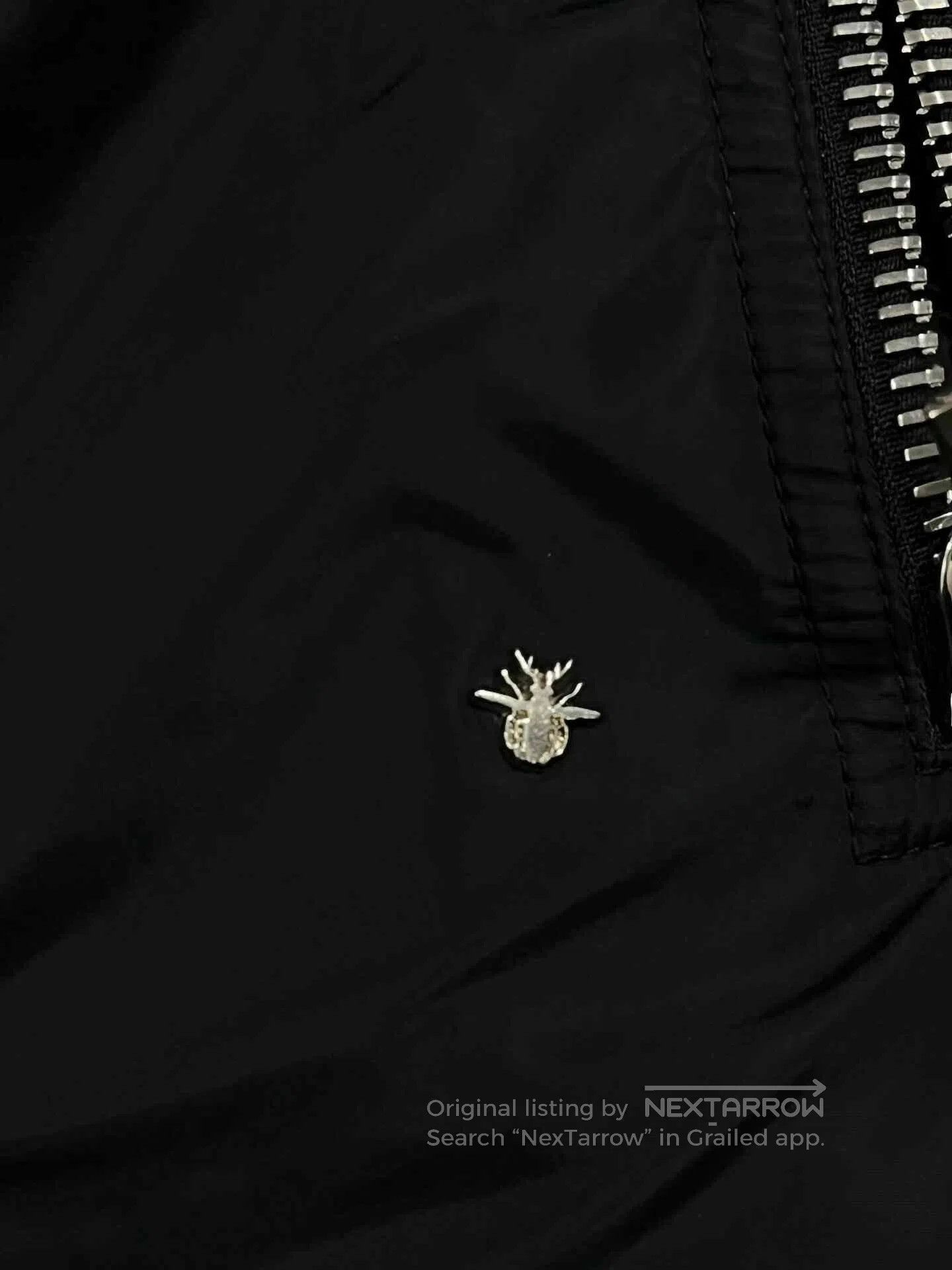 Dior Dior Black Zip Jacket with Metal Bee. Size US S / EU 44-46 / 1 - 5 Thumbnail