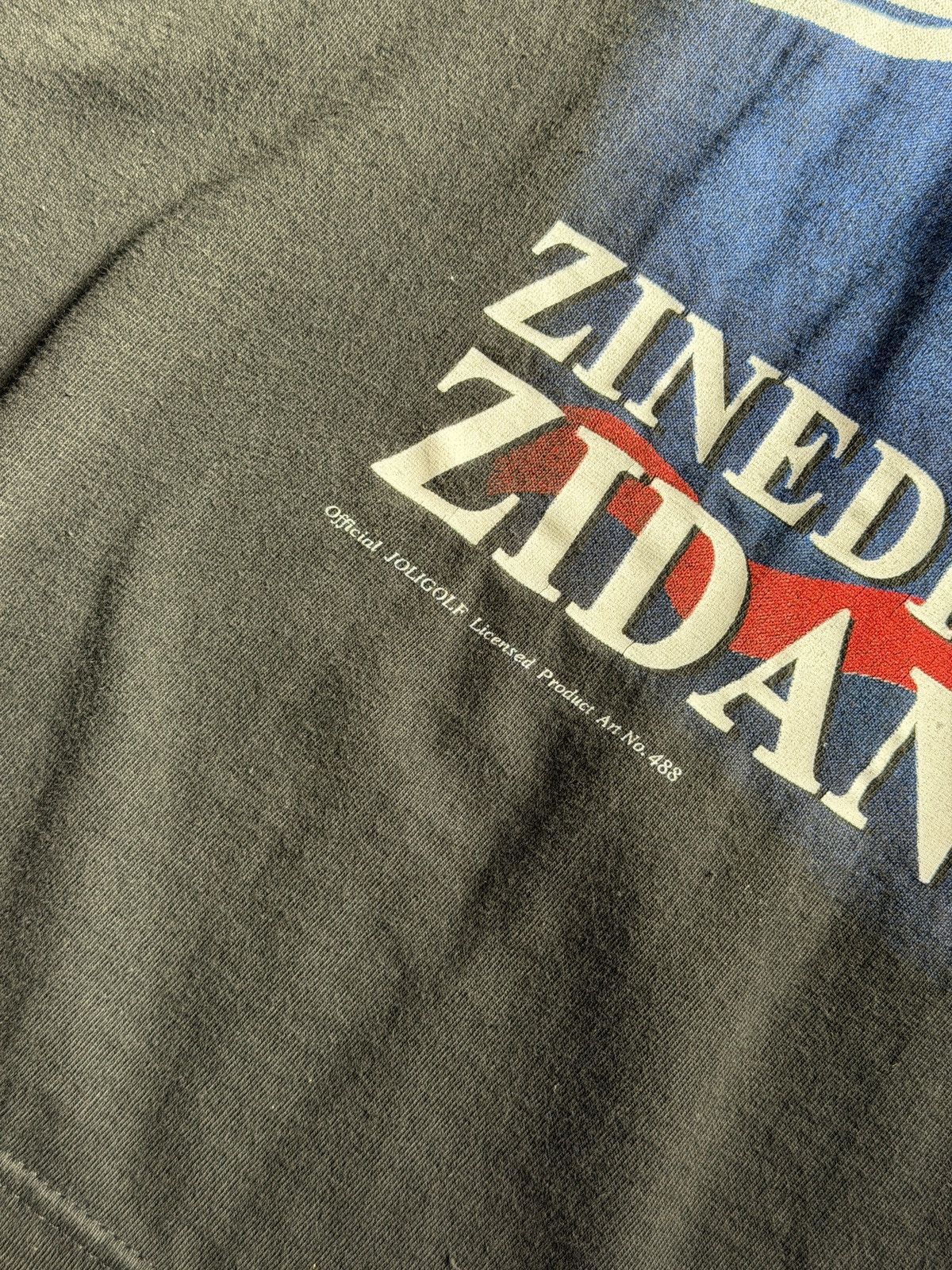 Vintage Vintage Zinedine Zidane No.10 Thai Bootleg T-shirt Size US L / EU 52-54 / 3 - 6 Thumbnail