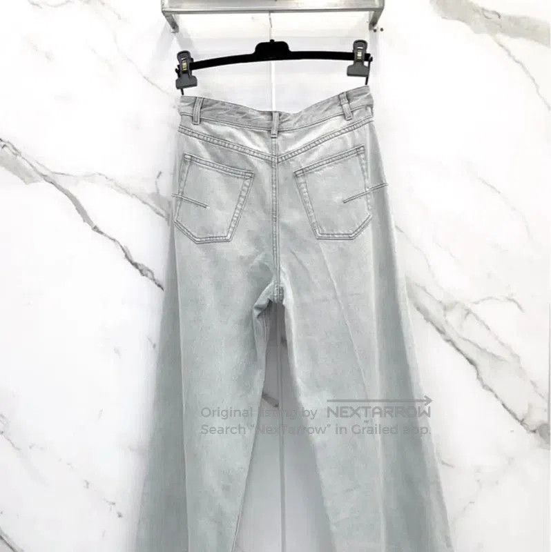Dior Dior Gray Cotton Women's Jeans . Size 25" / US 0 / IT 36 - 2 Thumbnail
