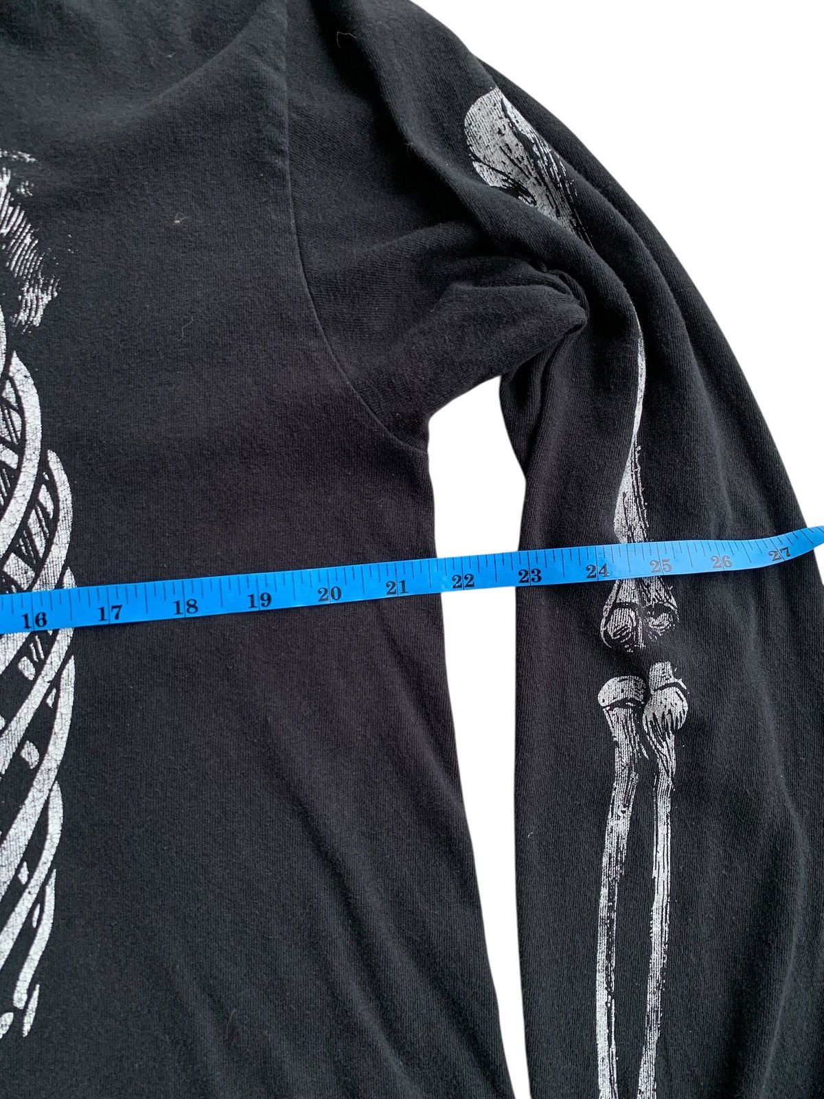 Japanese Brand Black Matter Skeleton Long Sleeve Vintage By Honduras Size US L / EU 52-54 / 3 - 9 Thumbnail