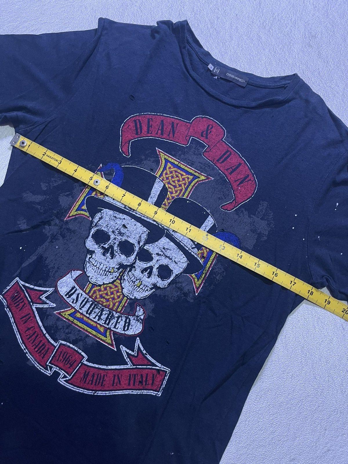 Dsquared2 VINTAGE Y2K DSQUARED2 short sleeve tshirt big skull style Size US M / EU 48-50 / 2 - 12 Thumbnail