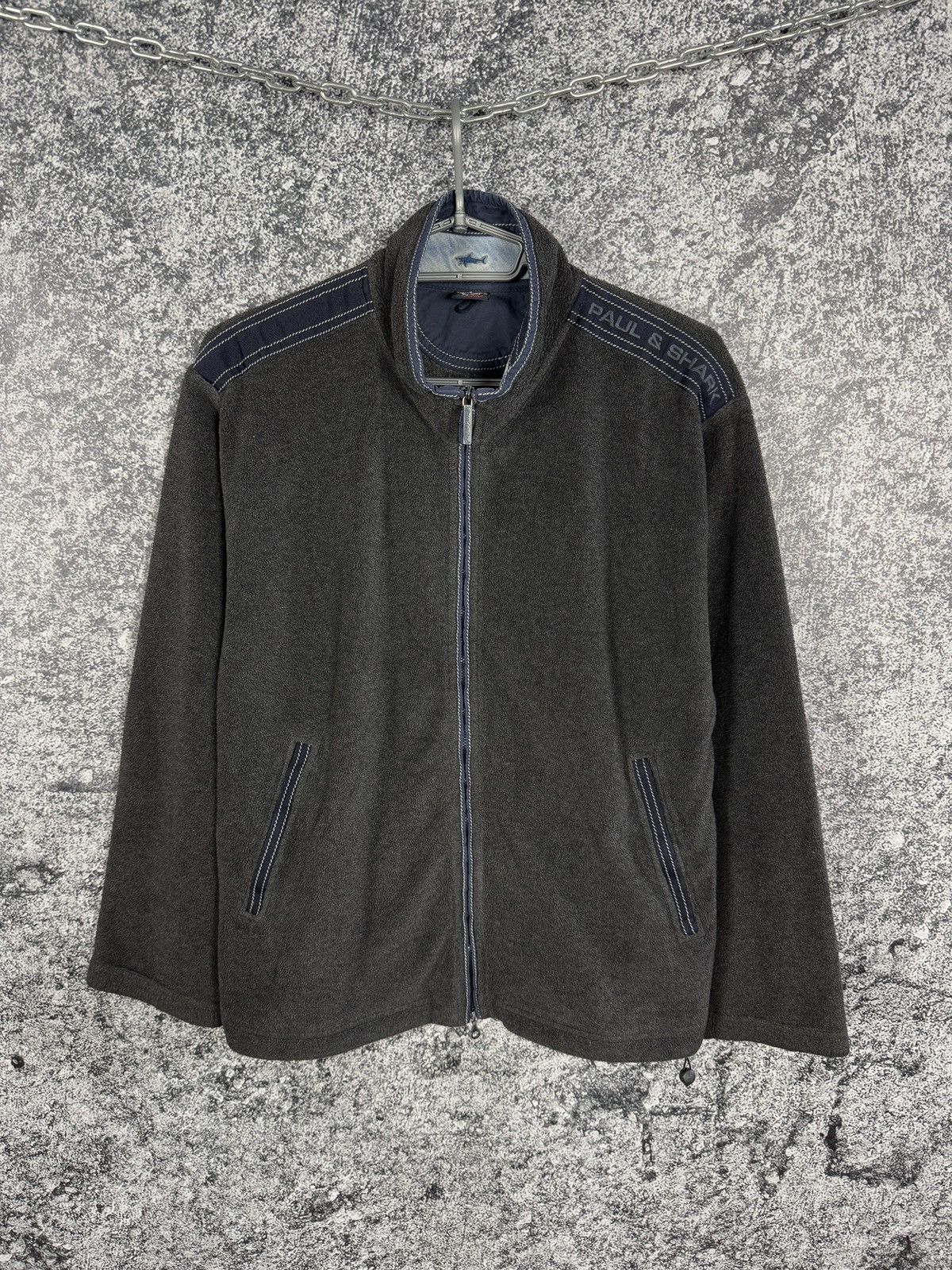 Paul & Shark Men’s Paul Shark Full Zip Fleece Jacket Italy Vintage Size S Size US S / EU 44-46 / 1 - 1 Thumbnail