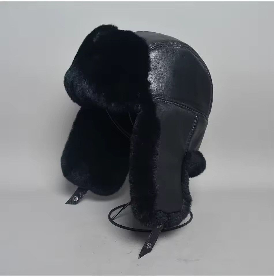 Japanese Brand Unisex RealRabbit Fur Ushanka Trapper Hat Size M Size ONE SIZE - 2 Thumbnail